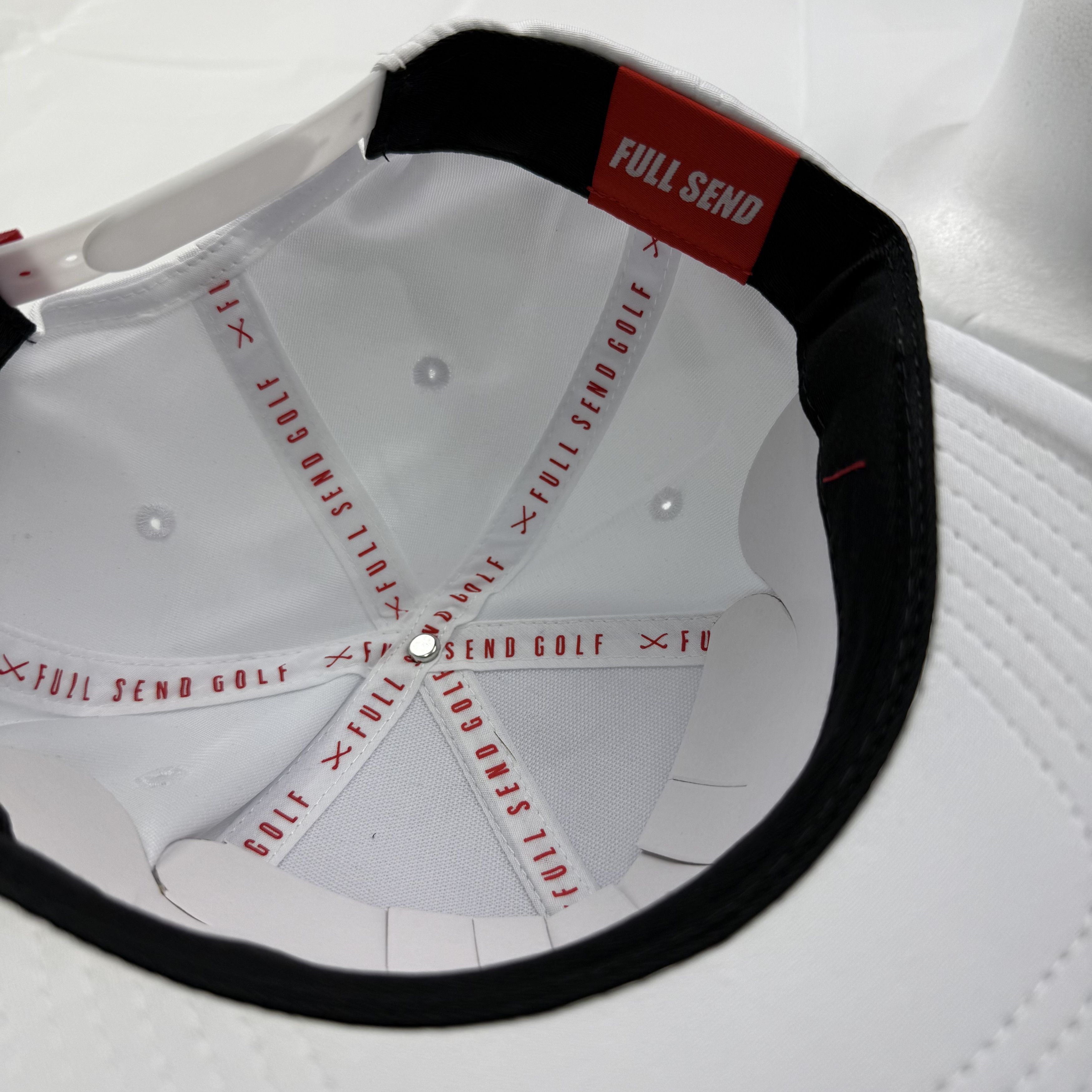 Full Send Full Send Golf Snapback Hat Mens Logo Patch Adjustable Cap Size ONE SIZE - 7 Thumbnail