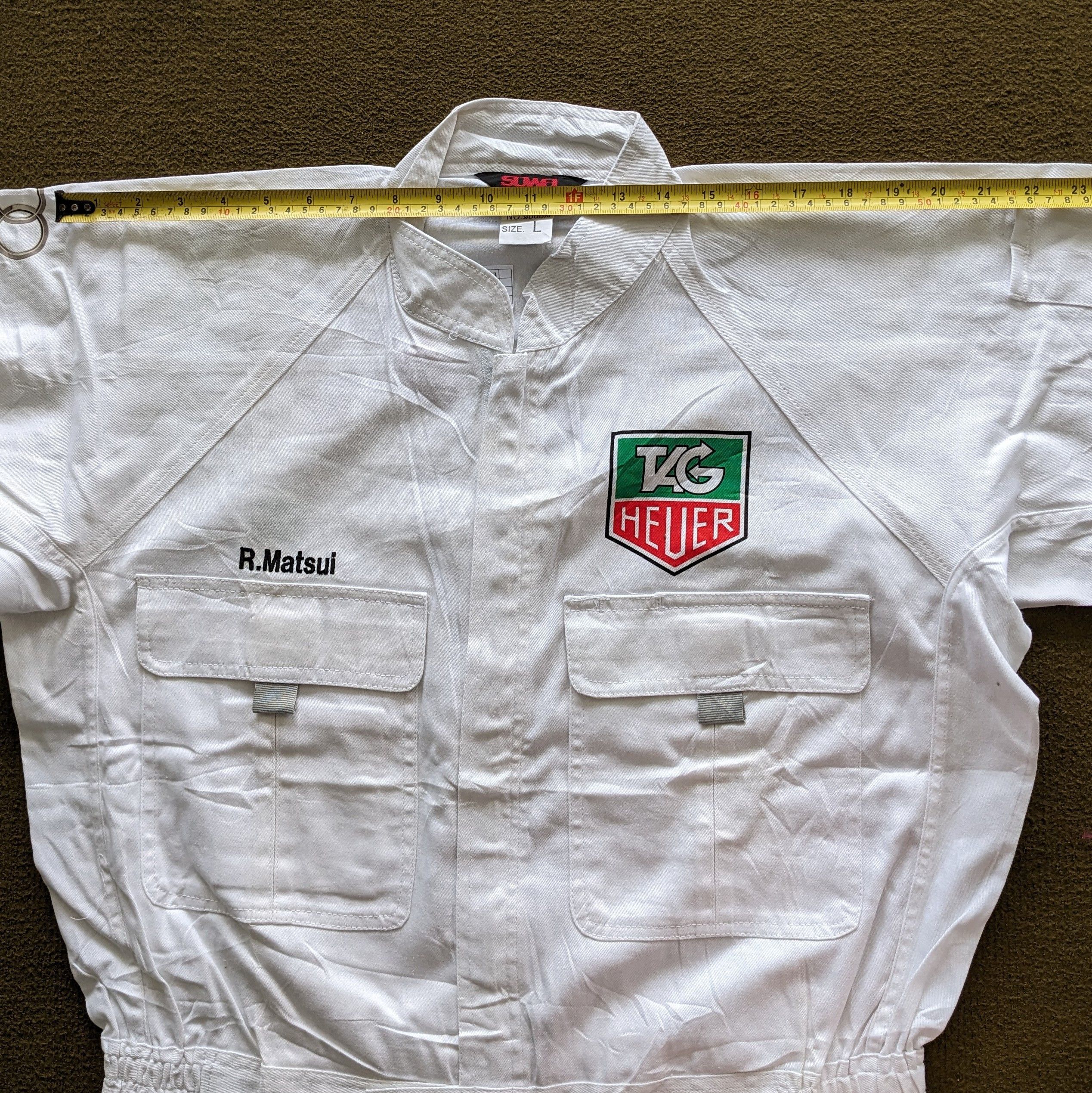 Vintage Vintage TAG HEUER Swiss Avant Coverall Workwear Jacket Size US L / EU 52-54 / 3 - 6 Thumbnail