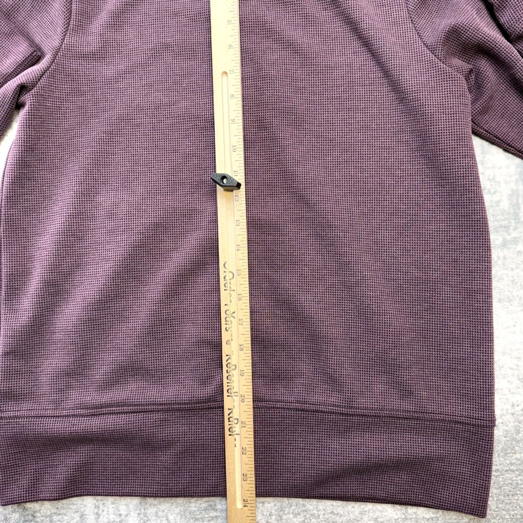Vintage L.L. Bean Jacket Womens Medium Eggplant Mountainside Micro Waffle Hiking Full Zip Hooded Pockets Regular Fall Spring Summer Winter Size L / US 10 / IT 46 - 7 Thumbnail