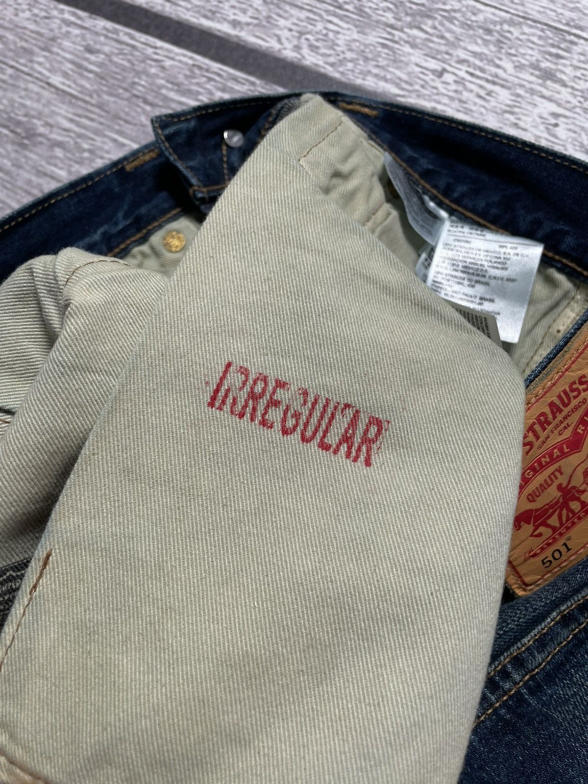 Levi's Levis wasz selvedge denim japanese jeans Size US 28 / EU 44 - 12 Thumbnail