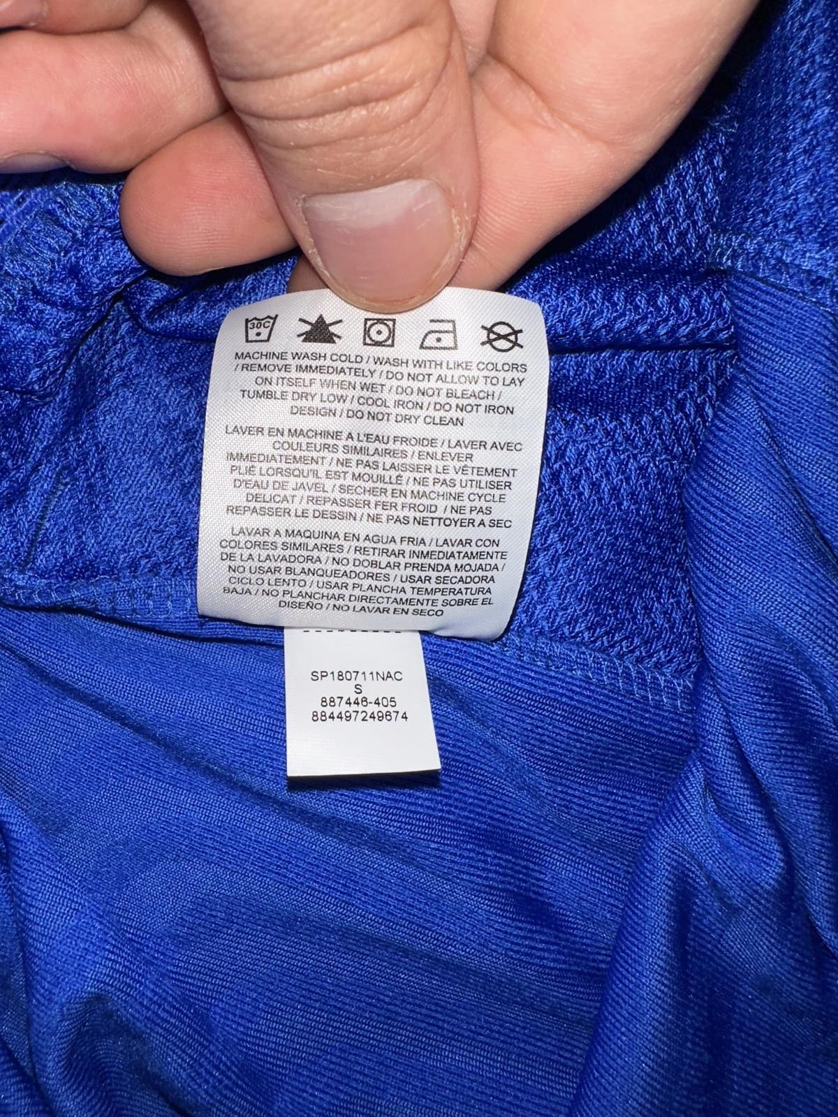 Designer Jordan Men’s Ultimate Flight Basketball Blue Black Shorts Size US 30 / EU 46 - 10 Thumbnail