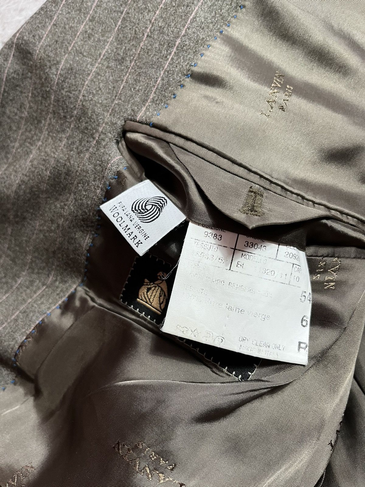 Lanvin × Vintage Vintage Lanvin Classique Brown Wool Blazer Coats Jacket Size US L / EU 52-54 / 3 - 8 Thumbnail