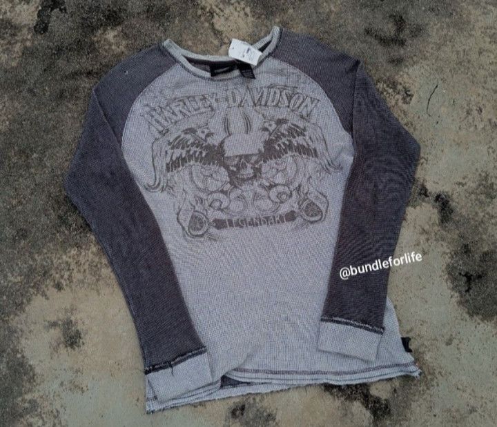 Harley Davidson Harley Davidson 💀🦅 Thermal L/S tshirt Size US S / EU 44-46 / 1 - 2 Thumbnail