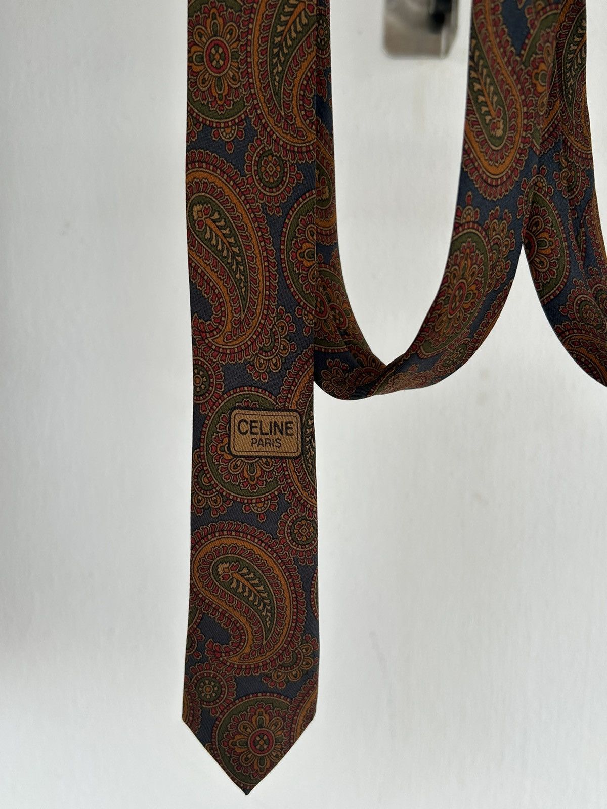 Celine Celine Paisley Vintage Tie Size ONE SIZE - 4 Thumbnail