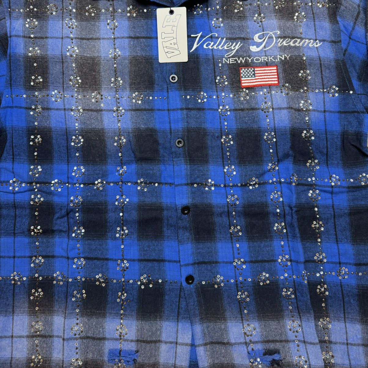 Vale Vale Forever The Blues Flannel SIZE LARGE Size US L / EU 52-54 / 3 - 4 Thumbnail