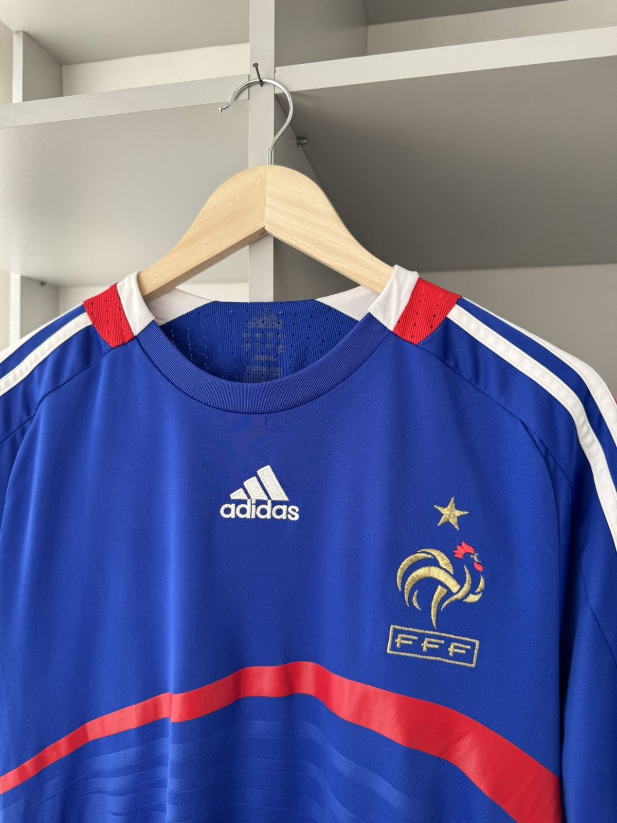Adidas × Vintage Adidas France Vintage 2007 Home Jersey Size US M / EU 48-50 / 2 - 5 Thumbnail