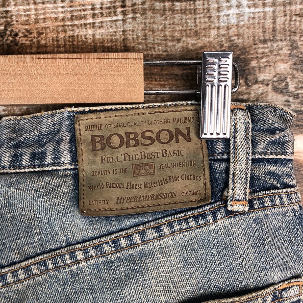 Vintage DL Bobson vintage Blue Denim Pants #C175 Size US 30 / EU 46 - 17 Thumbnail