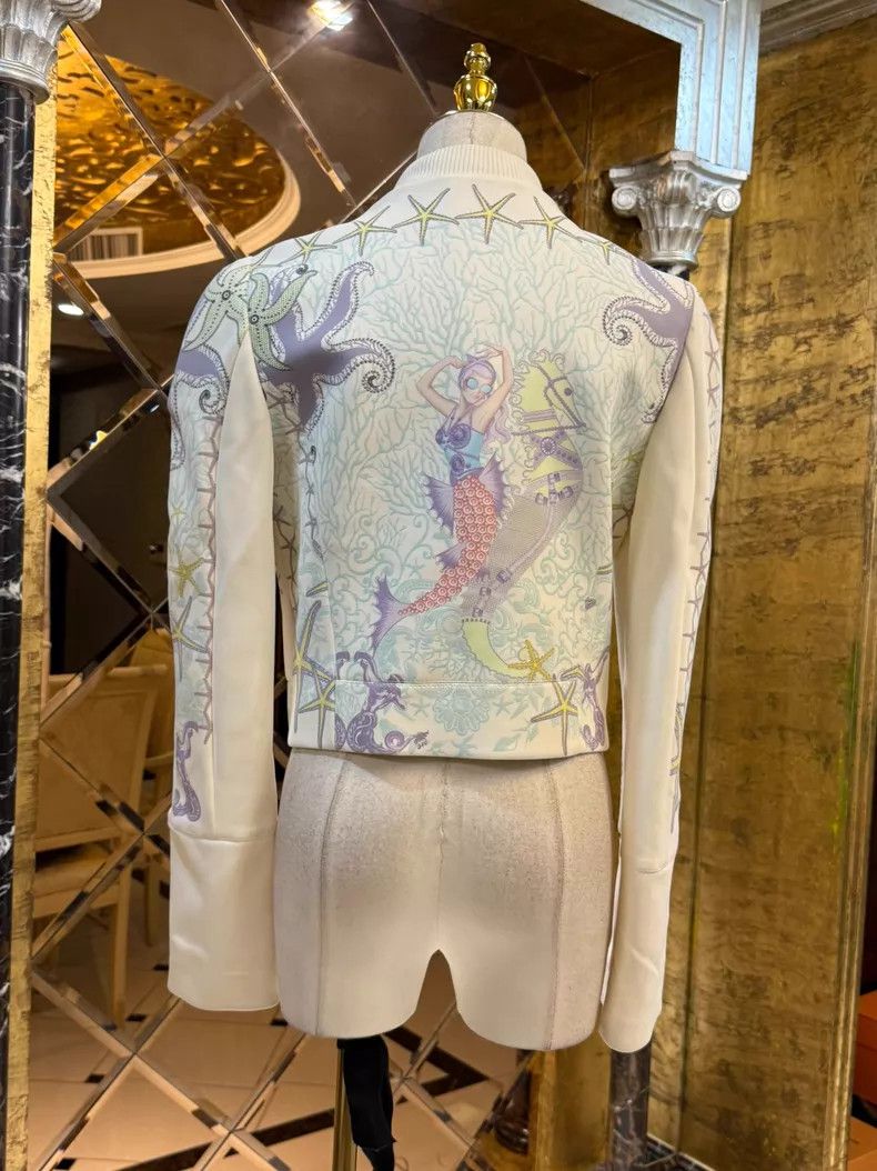 Versace Versace Sea life themed jacket coat Size M / US 6-8 / IT 42-44 - 5 Thumbnail