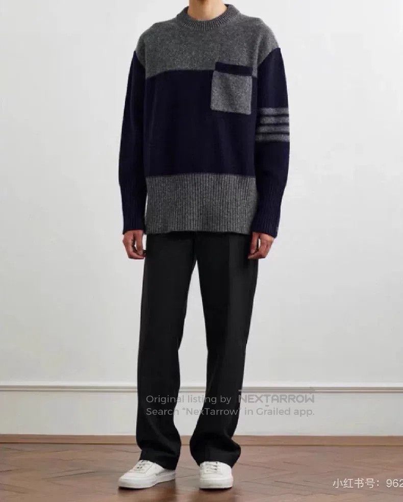 Other Thom Browne Color Block Sweater Size US M / EU 48-50 / 2 - 6 Thumbnail
