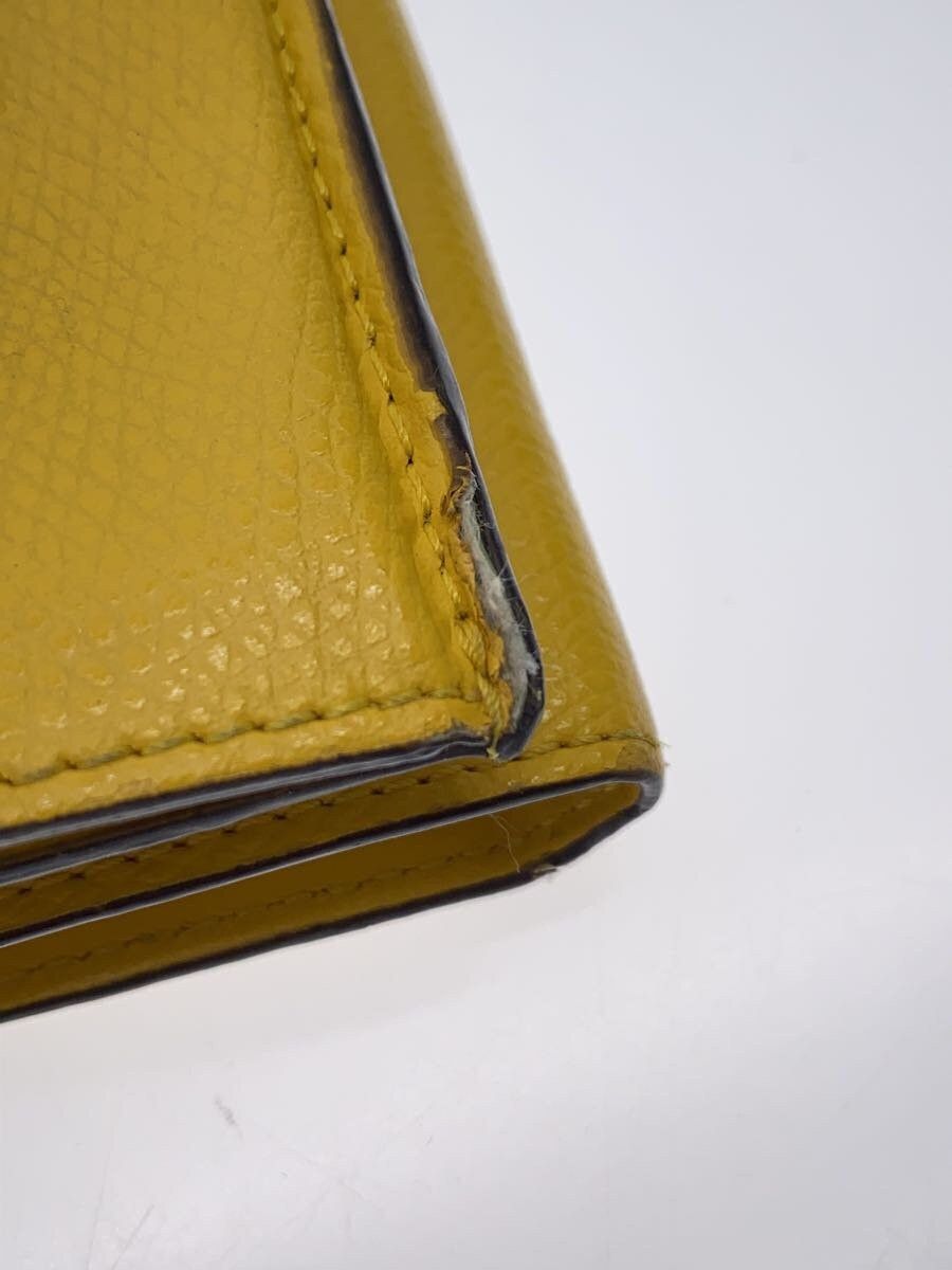Fendi Fendi F Tri-Fold Wallet Yellow Size ONE SIZE - 7 Thumbnail