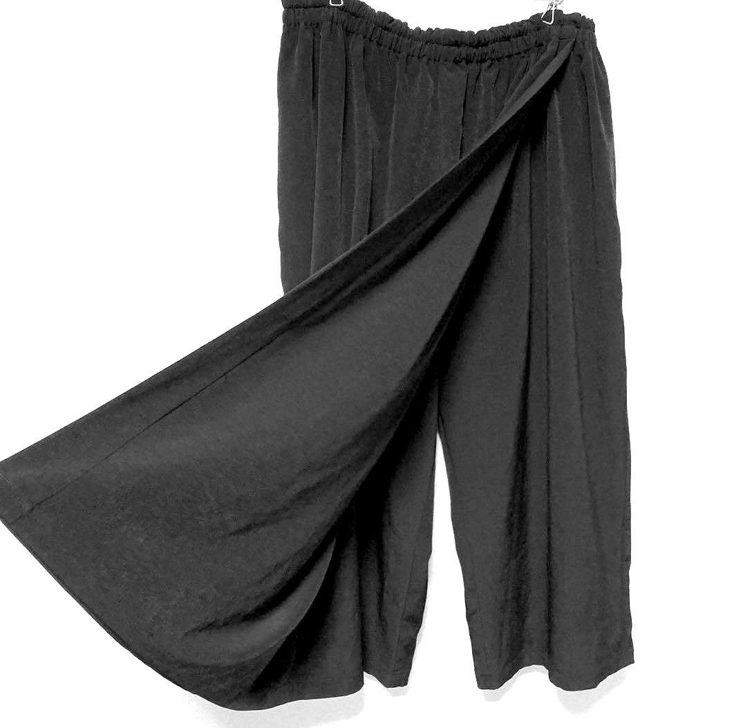 GroundY × Yohji Yamamoto Wide Pants Wrap Skirt Pants | Grailed