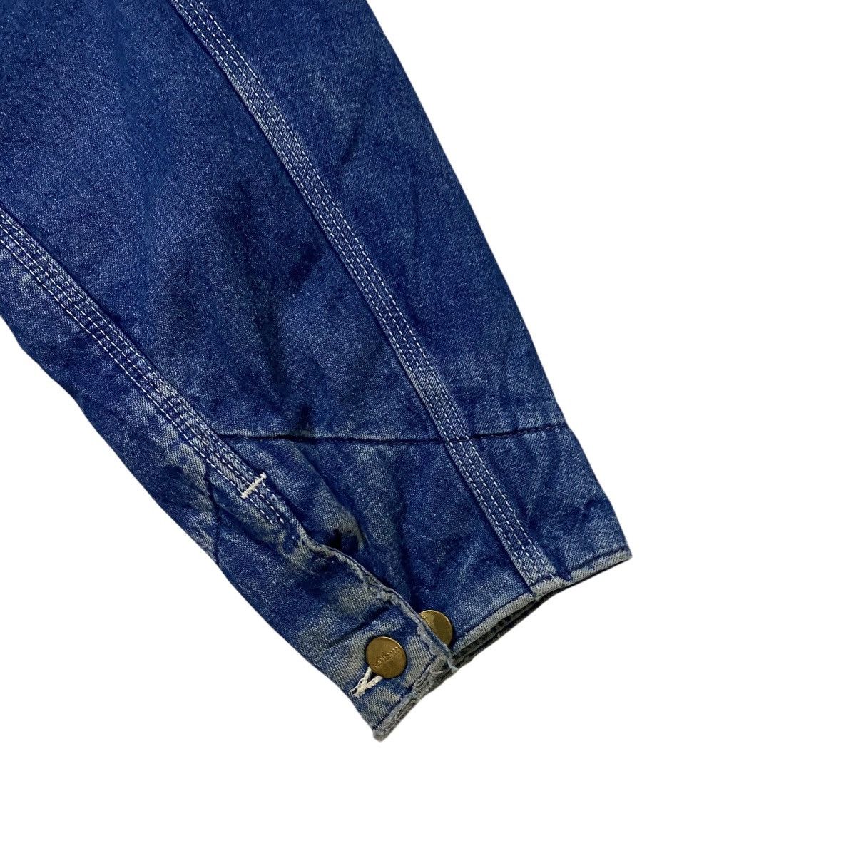 Carhartt Vintage Carhartt linen blanket denim chore jacket Size US L / EU 52-54 / 3 - 10 Thumbnail