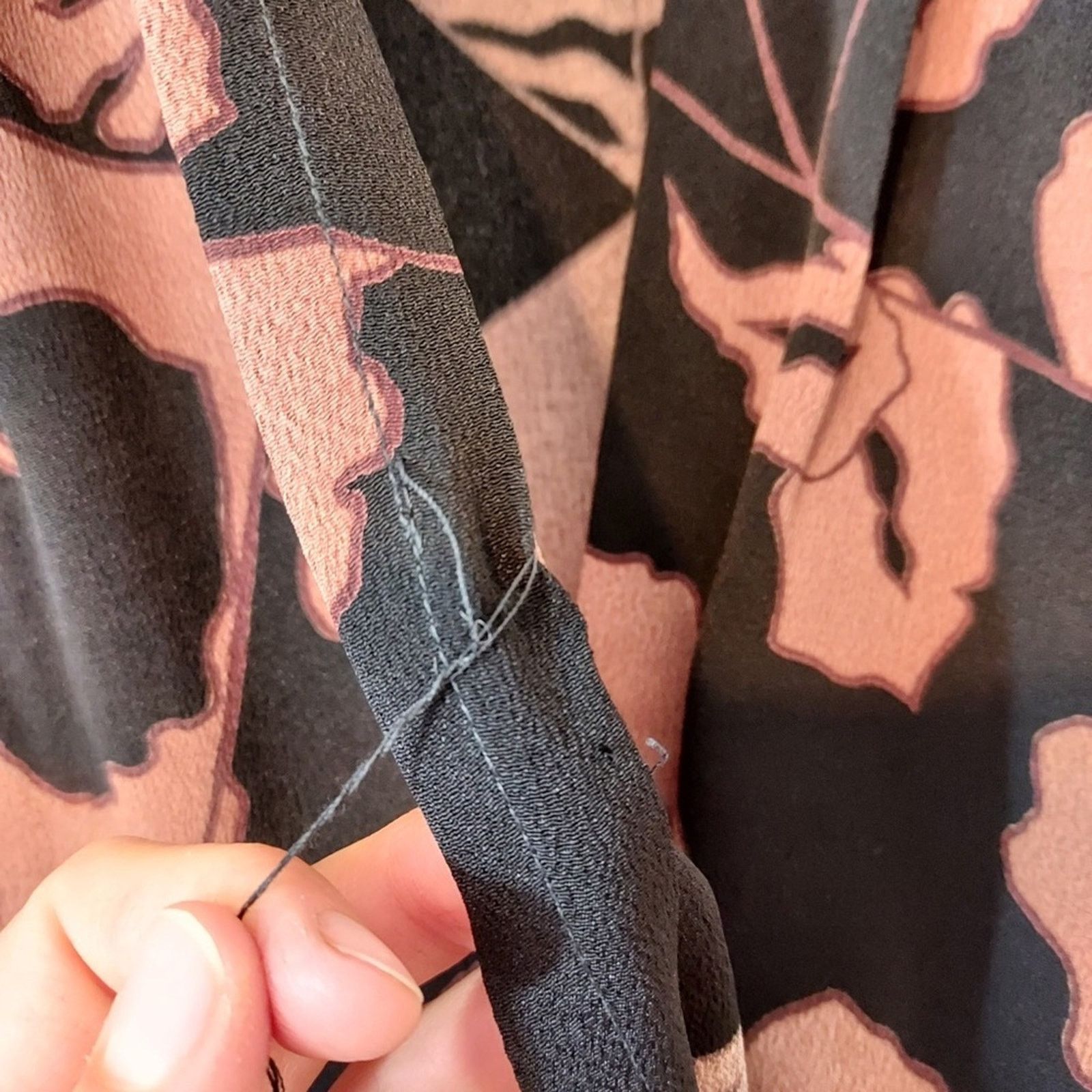Other Barbara Barbara Brown Black Tropical Floral Pants Jumpsuit Size 34" / US 12 / IT 48 - 7 Thumbnail