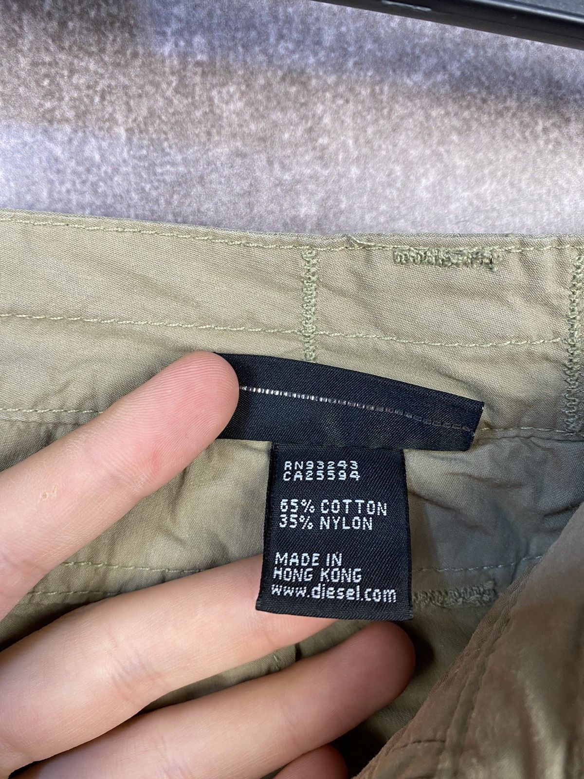 Diesel × Vintage Vintage Diesel Parachute Baggy Pants Size US 27 - 14 Thumbnail
