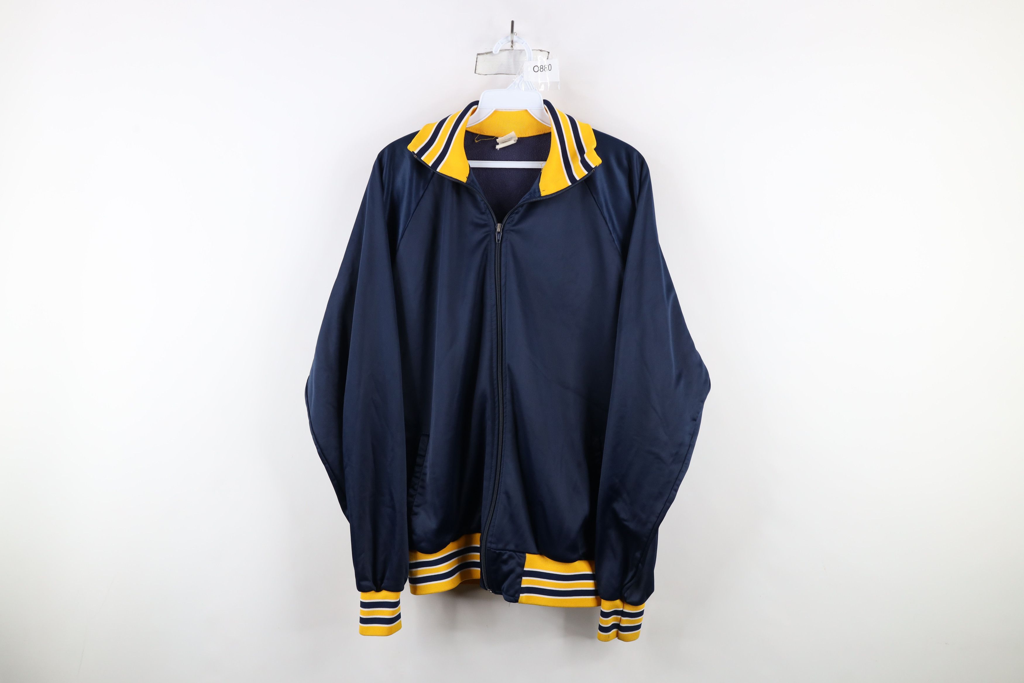 Vintage Vintage 70s Cliff Keen University Michigan Wrestling Jacket Size US XL / EU 56 / 4 - 1 Thumbnail