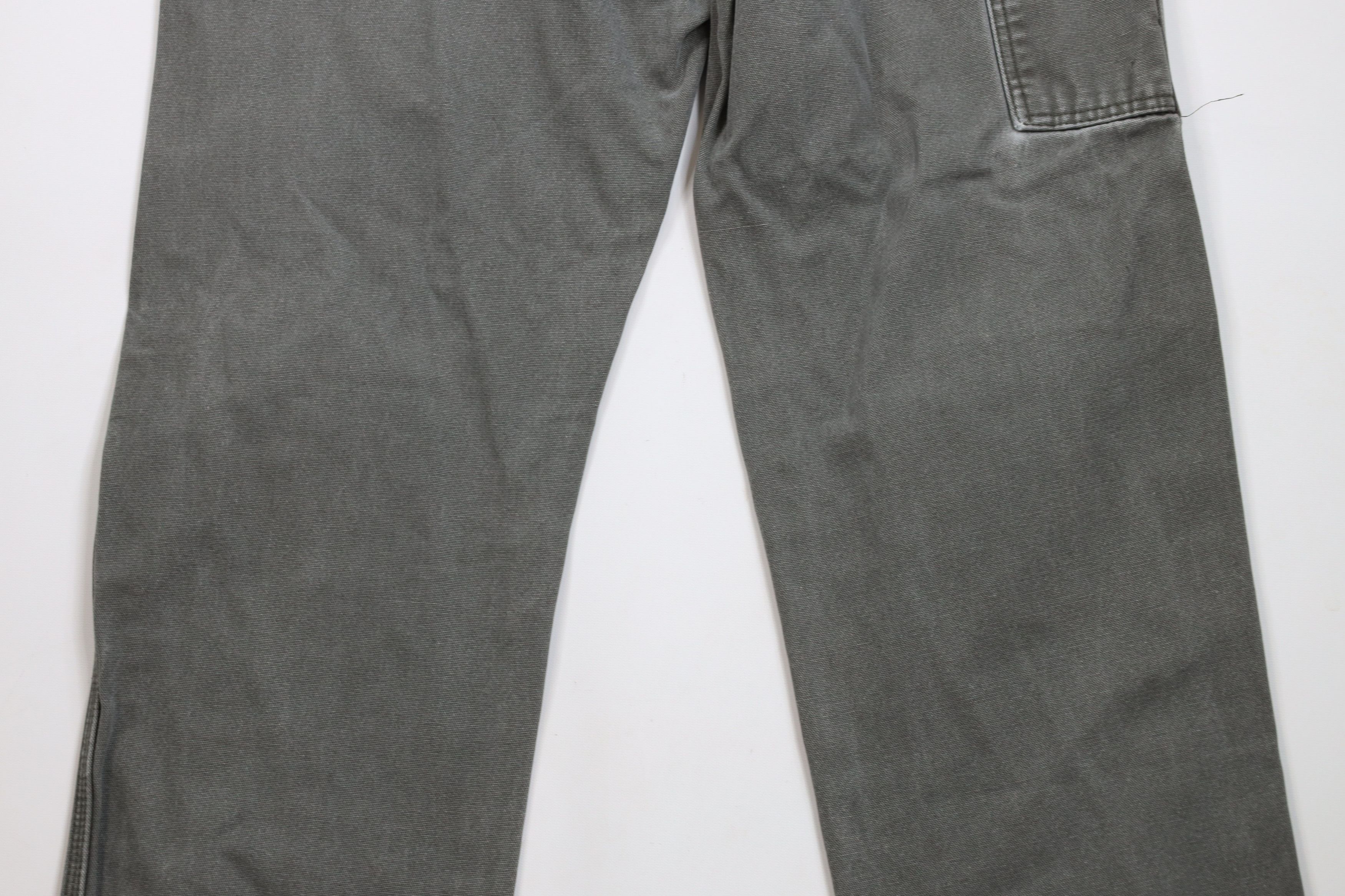 Dickies × Vintage Vintage Dickies Relaxed Wide Leg Dungaree Pants Green Canvas Size US 38 / EU 54 - 11 Thumbnail