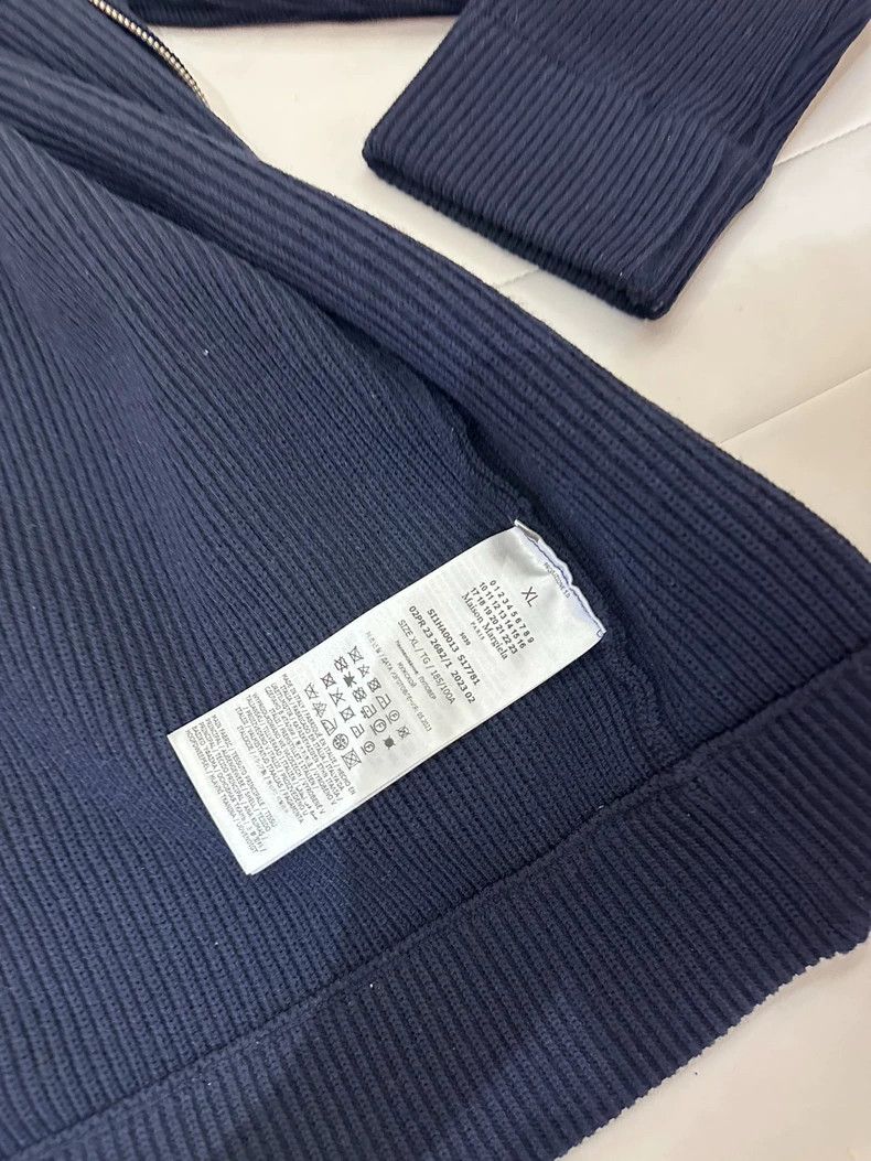 Maison Margiela Maison Margiela Men's stand-up collar zipper cardigan sweat Size US XL / EU 56 / 4 - 4 Thumbnail