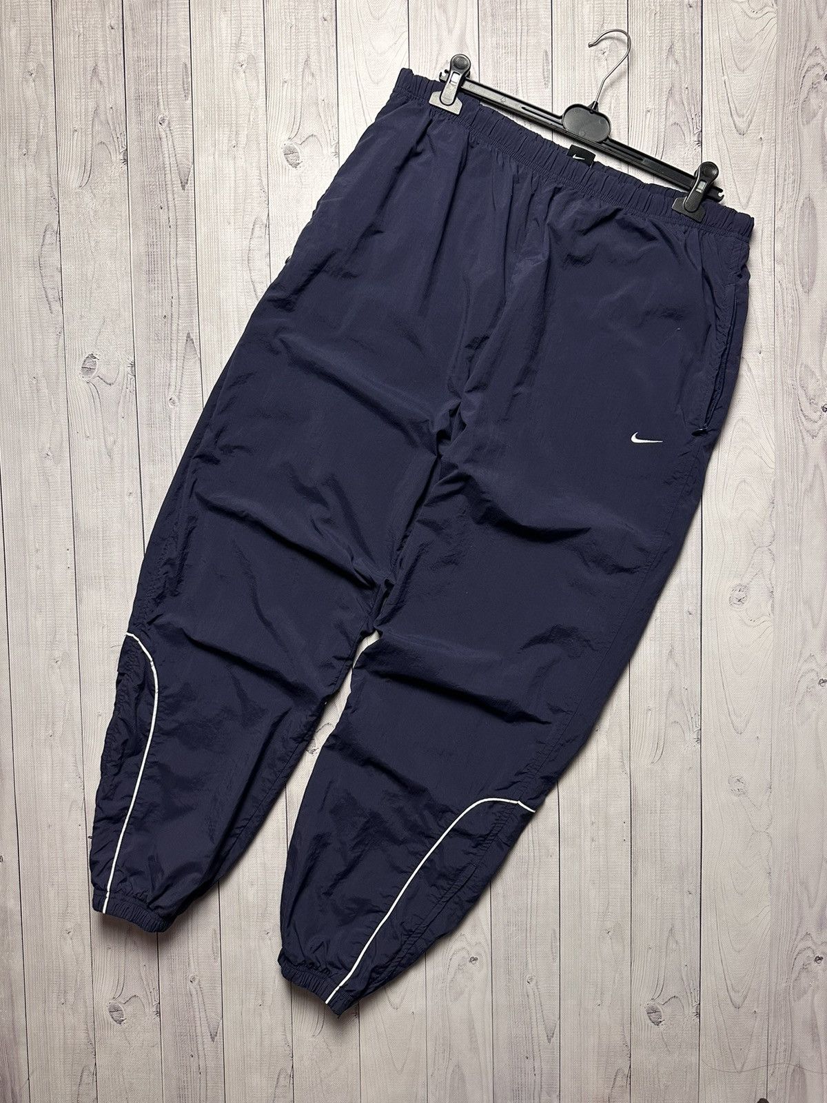 Vintage Nike drill joggers pants Y2K logo size XL