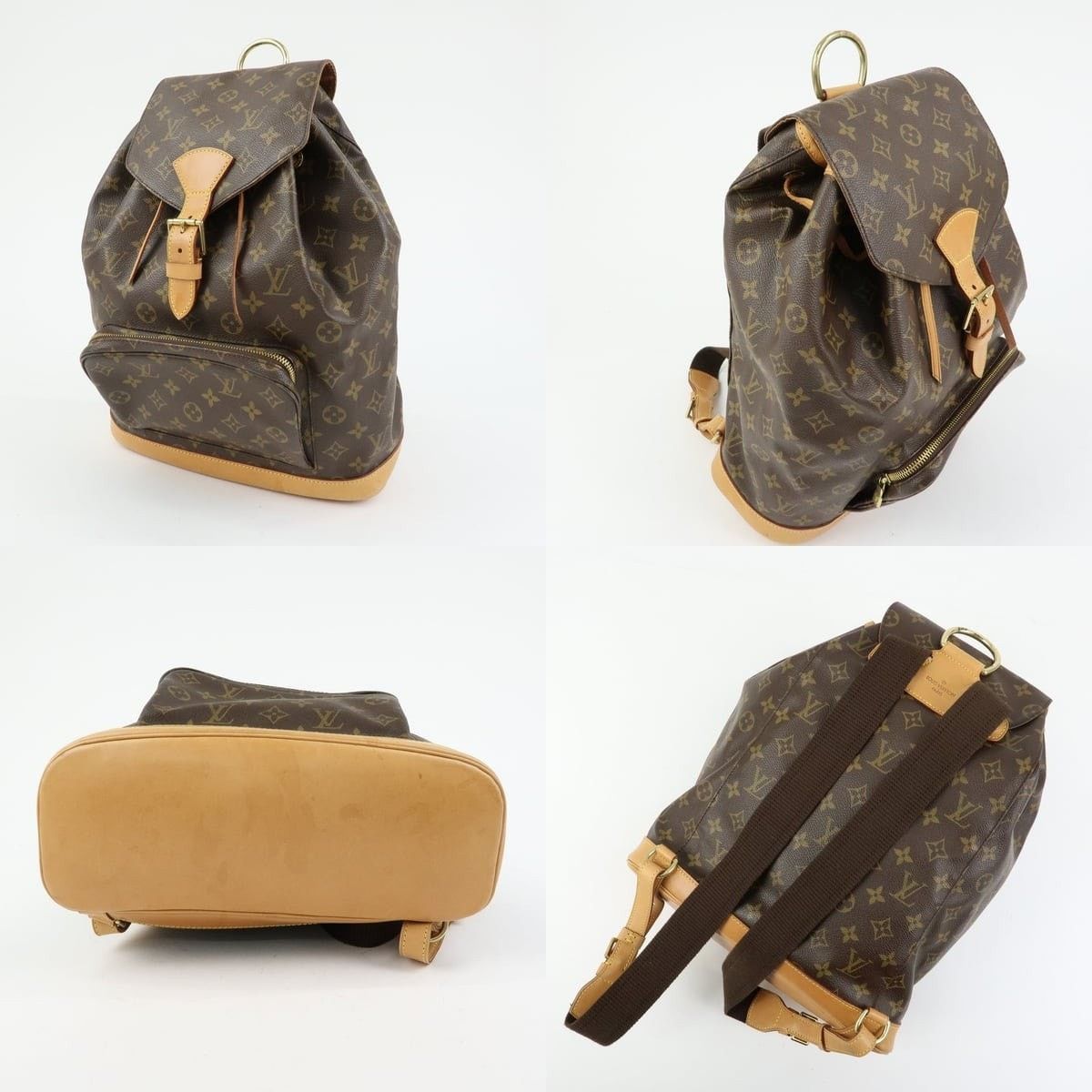 Louis Vuitton Louis Vuitton Monogram Montsouris GM Backpack Size ONE SIZE - 3 Thumbnail