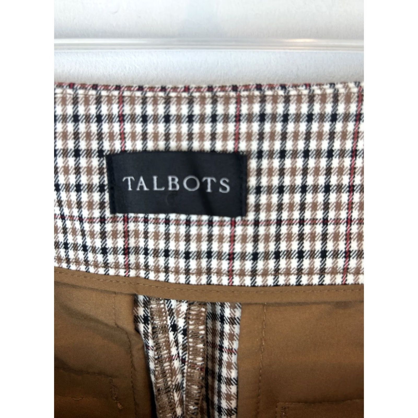 Talbots Talbots Chatham Ankle Pants Plaid Career Casual Office Academia Womens 4 Size 27" / US 4 / IT 40 - 3 Thumbnail