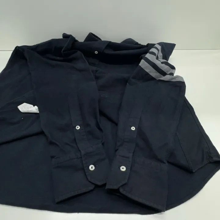 Thom Browne Thom Browne Classic Striped Long Sleeve Shirt -2507 Size US L / EU 52-54 / 3 - 3 Thumbnail
