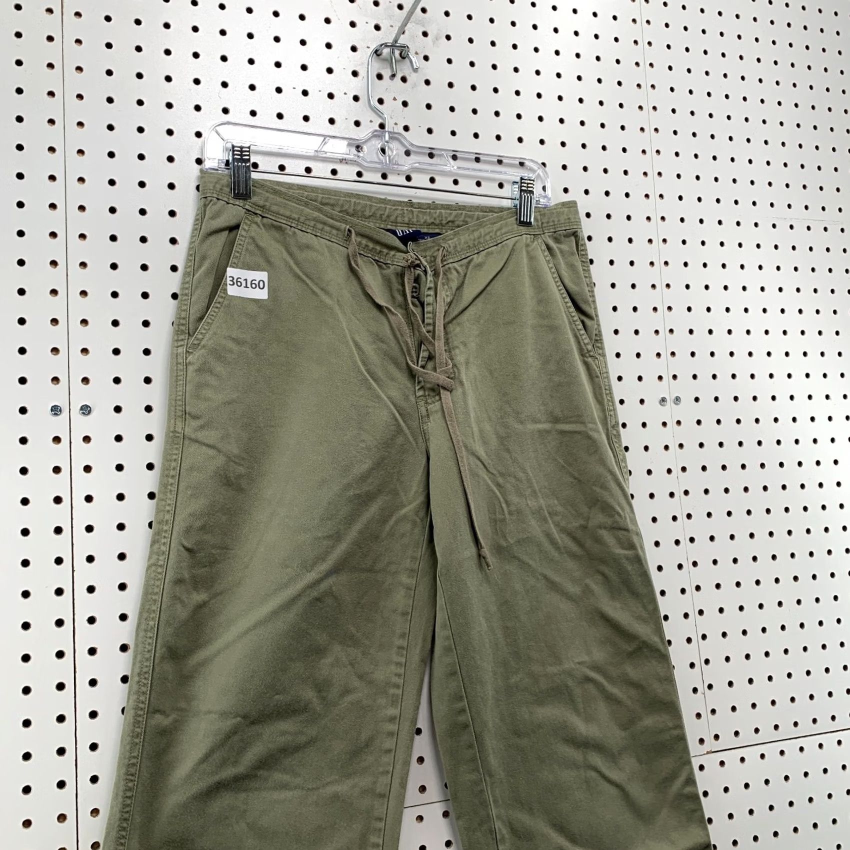 Gap Vintage Gap Drawstring Chino Pants Mens XS Tan Khaki Straight 31x27.5 Size US 27 - 4 Thumbnail