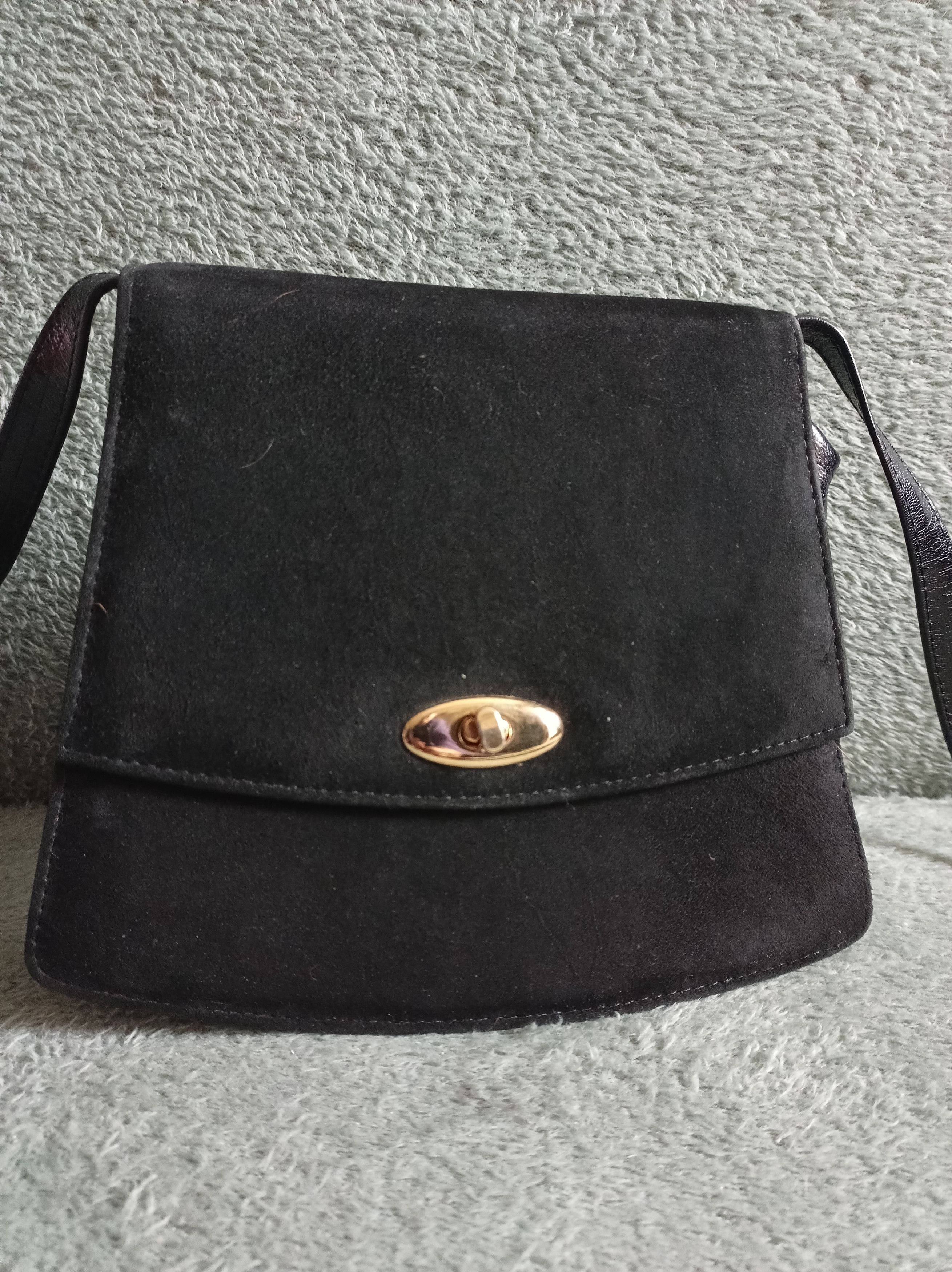Bally BALLY Black Suede Leather Crossbody Shoulder Bag Size ONE SIZE - 2 Thumbnail