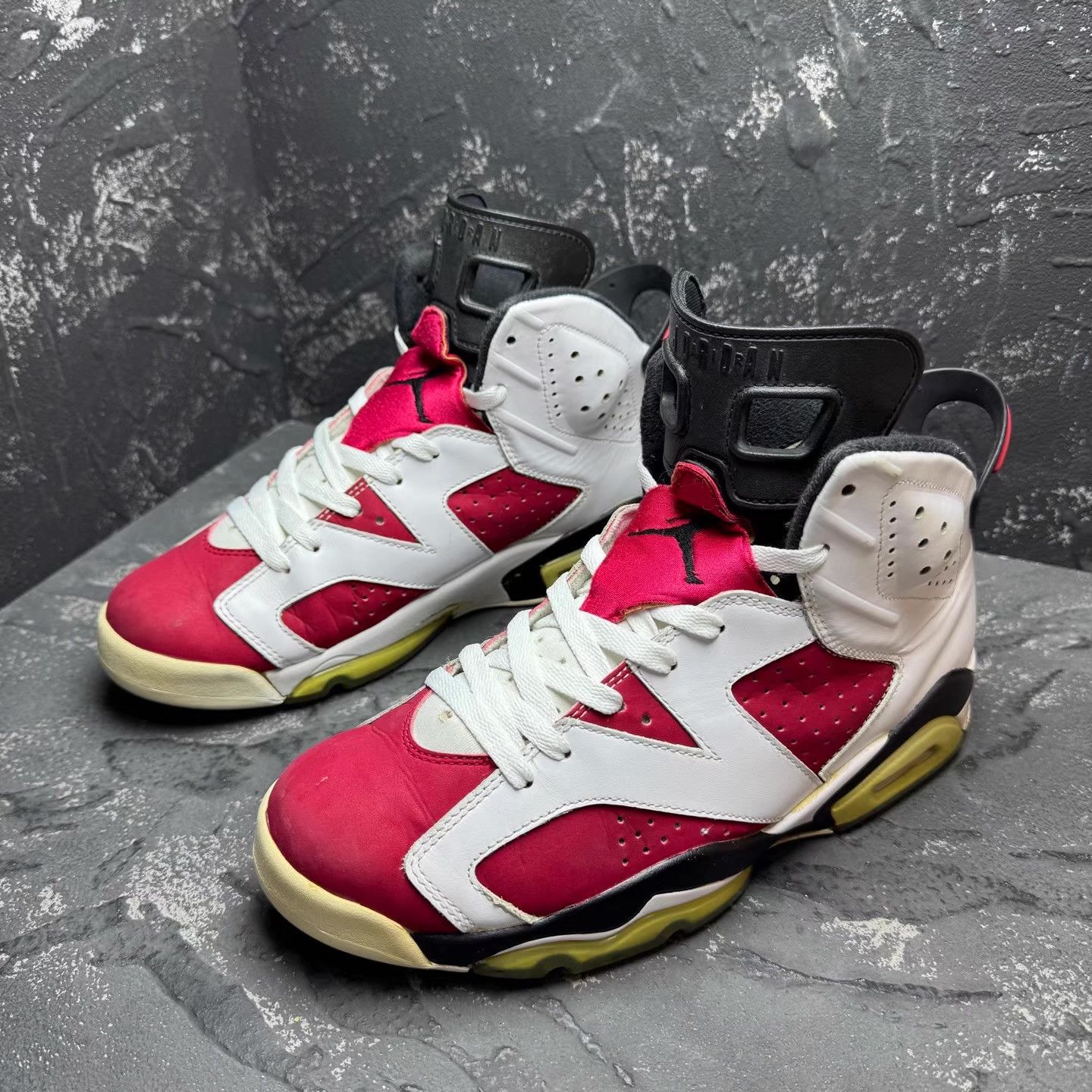 Nike Air Jordan 6 White Red "Carmine" (2014) Q10 Size US 9 / EU 42 - 1 Thumbnail