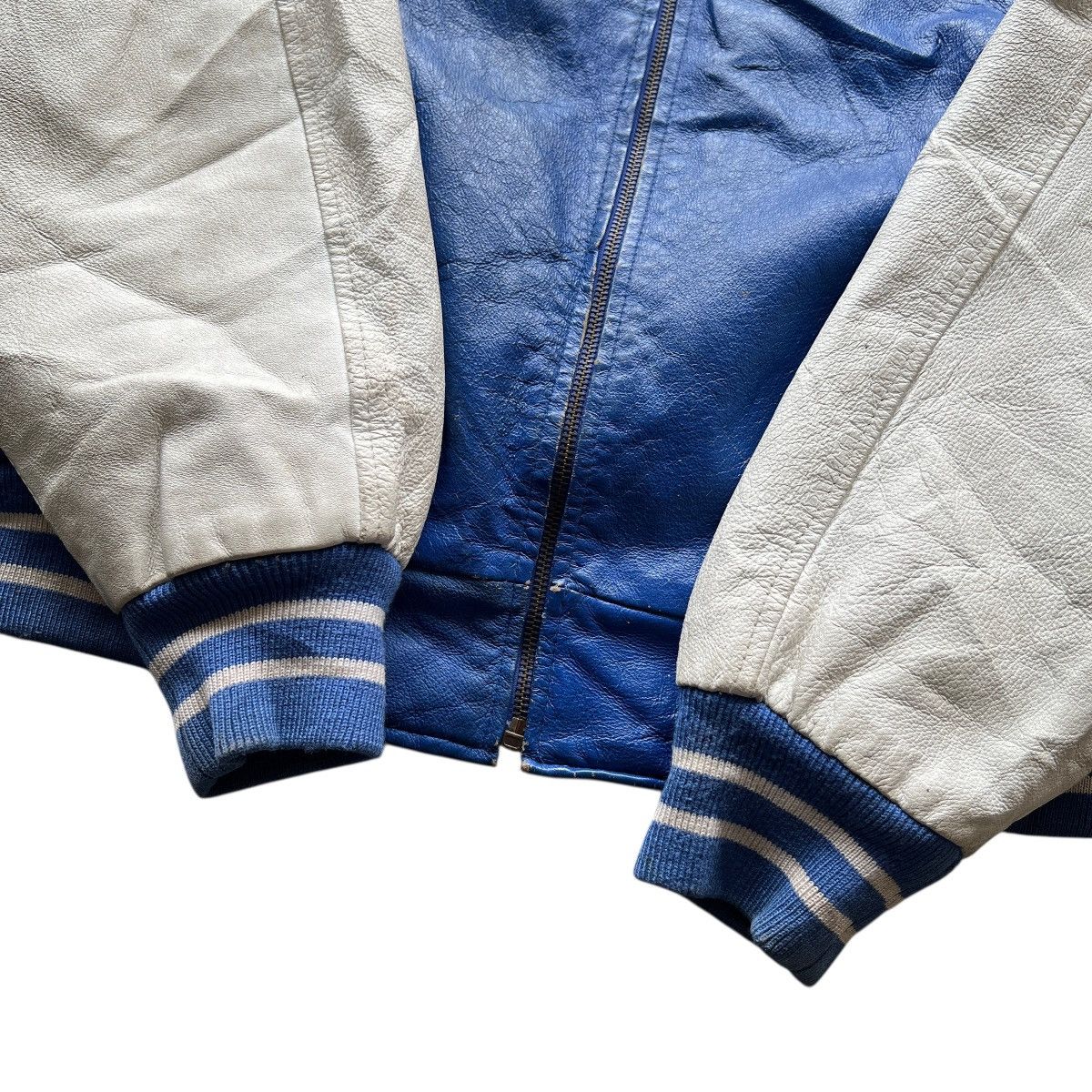 Vintage Vintage kentucky Wildcat Leather Bomber Jacket Size US L / EU 52-54 / 3 - 12 Thumbnail