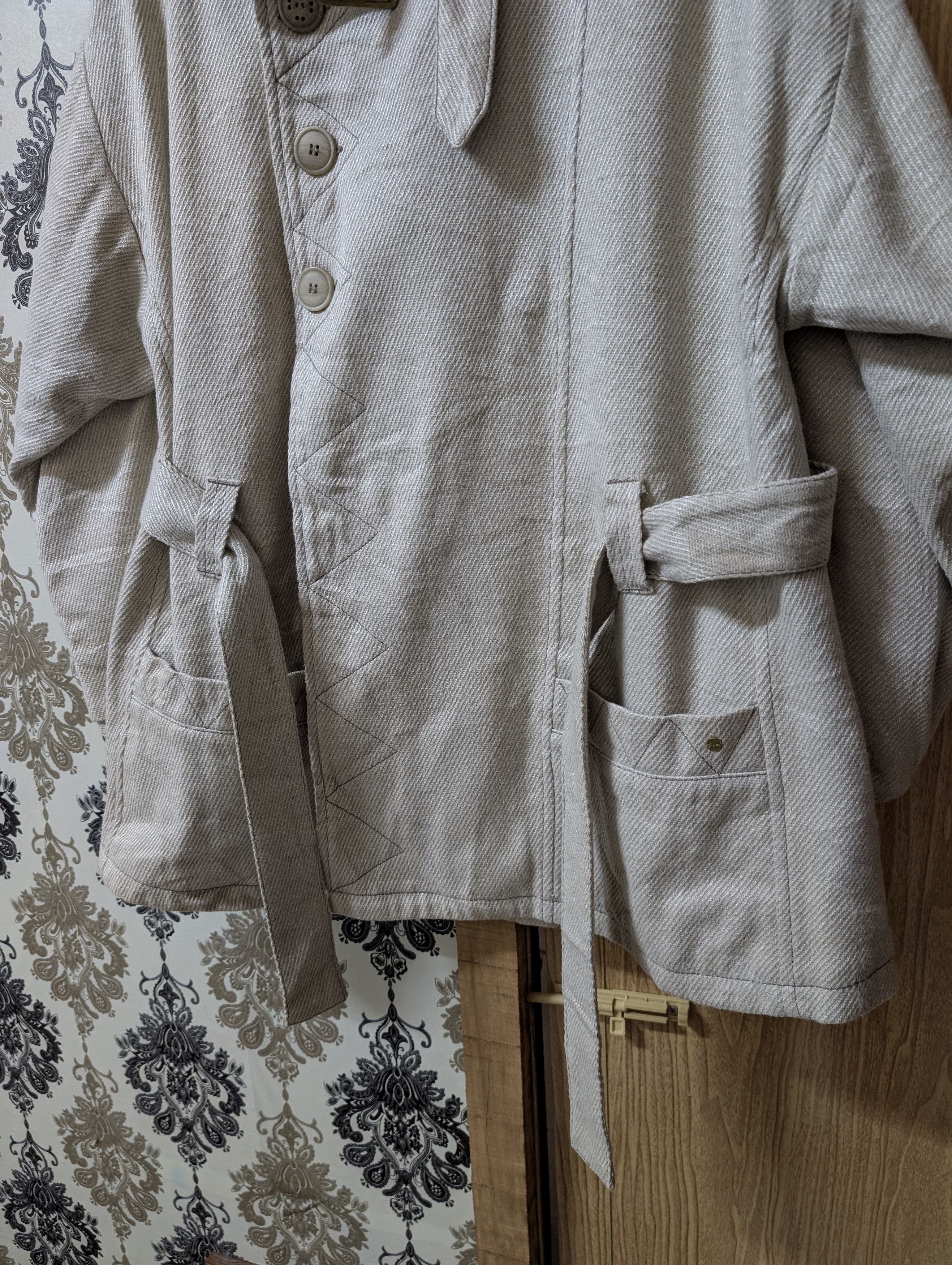 Diesel Vintage Diesel Artisanal Cotton Belted Jacket Wrap Coat Size M / US 6-8 / IT 42-44 - 5 Thumbnail