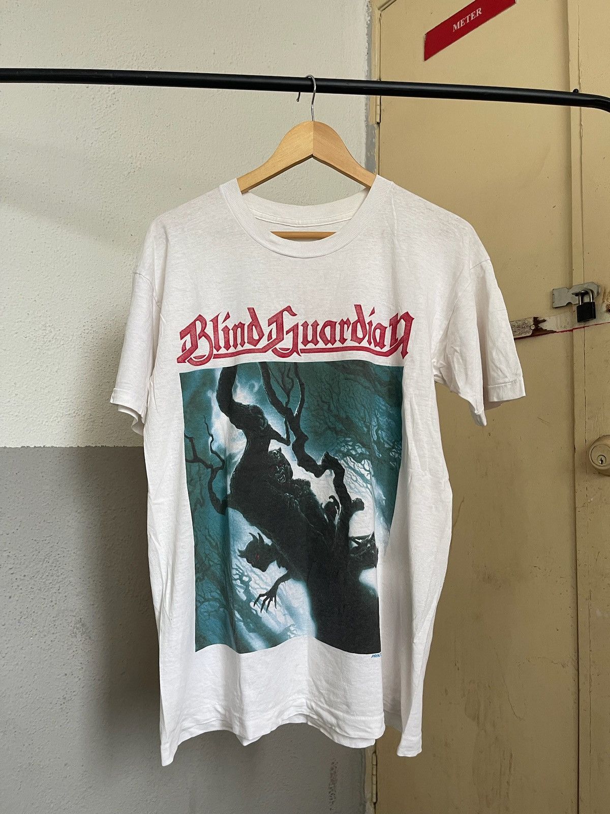Band Tees × Vintage Vintage 1992 Blind Guardian Somewhere Far Beyond Tour Tshirt Size US L / EU 52-54 / 3 - 1 Thumbnail