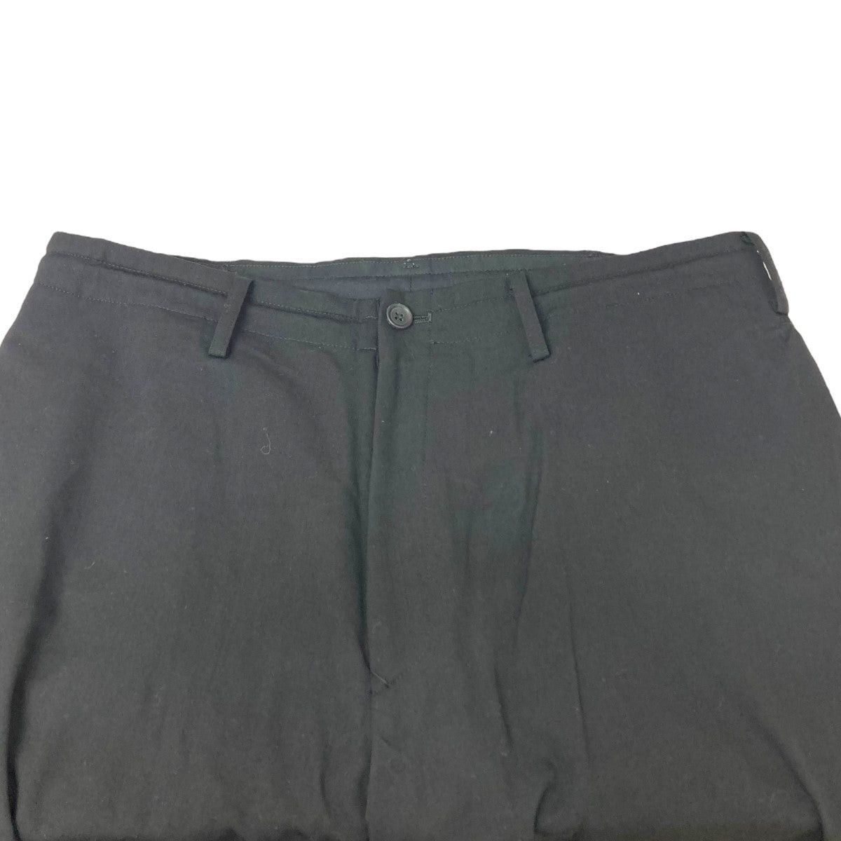 Yohji Yamamoto yohji yamamoto SEAM TUCK PANTS -BLACK-Tack side pants Size US 37 - 3 Thumbnail