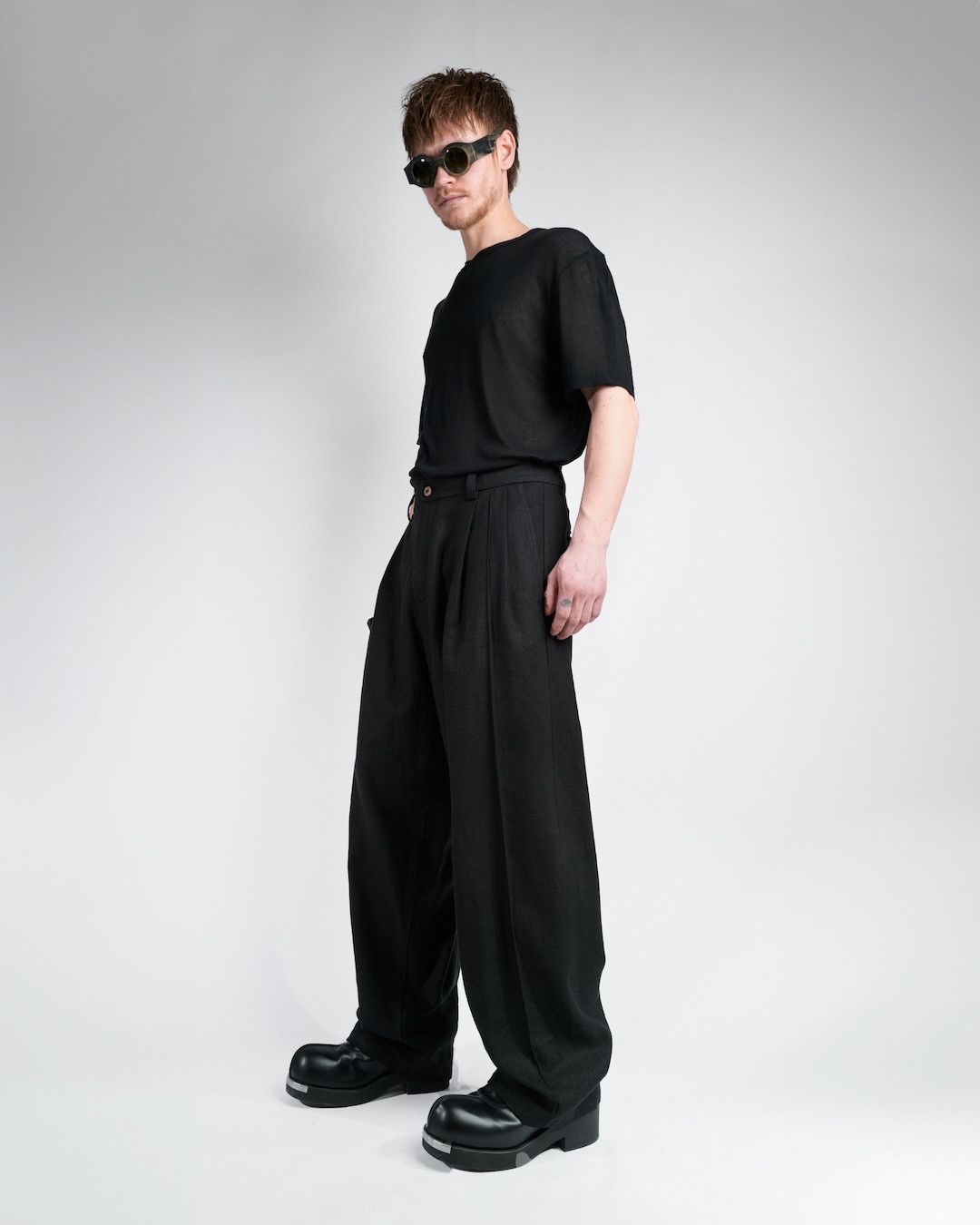 Other NKTRMNV PLEATED LINEN PANTS Size US 30 / EU 46 - 5 Thumbnail