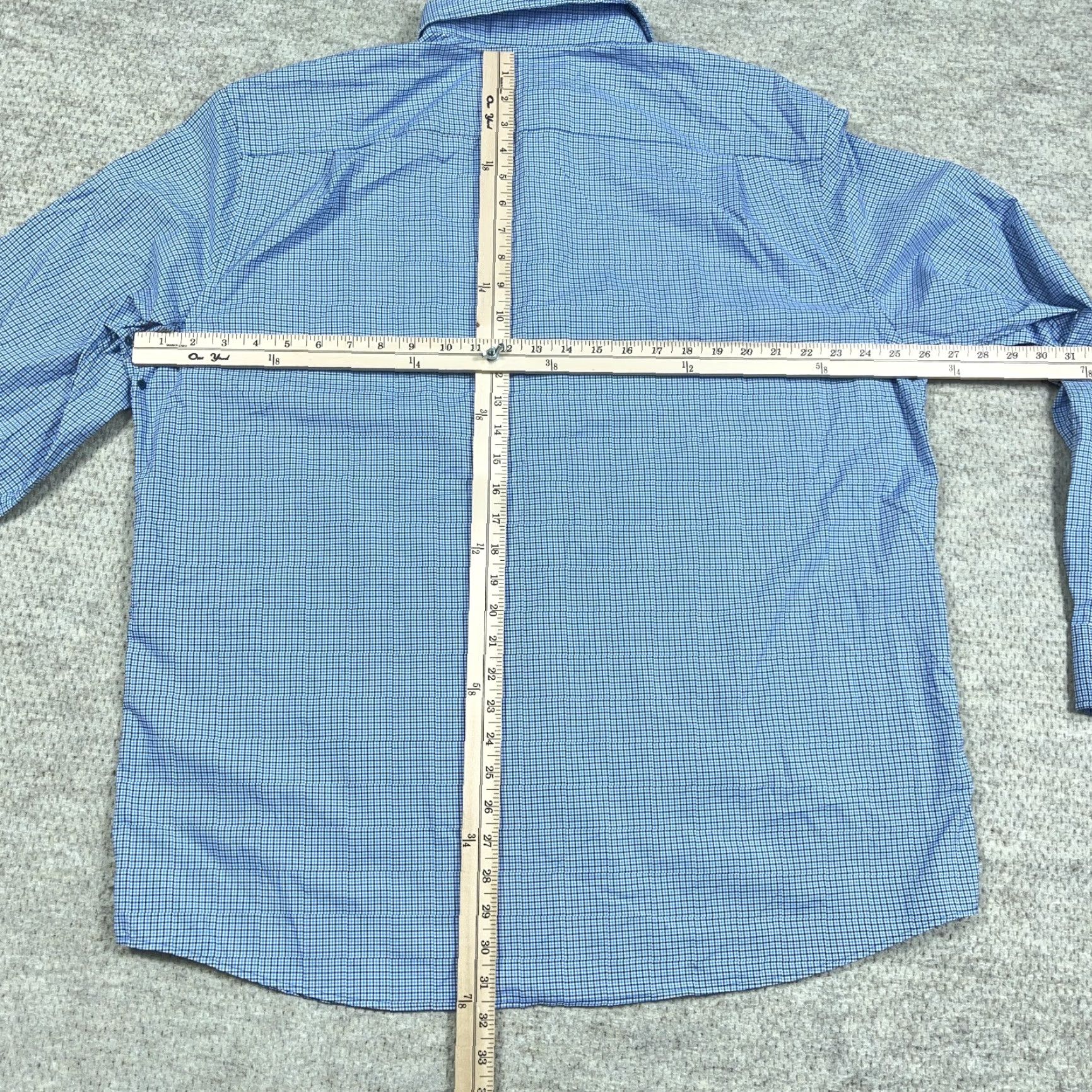Southern Tide Southern Tide Shirt Men 2XL Blue Plaid Button Up Charleston Nylon Tattersall CC Upfront Size US XXL / EU 58 / 5 - 6 Thumbnail