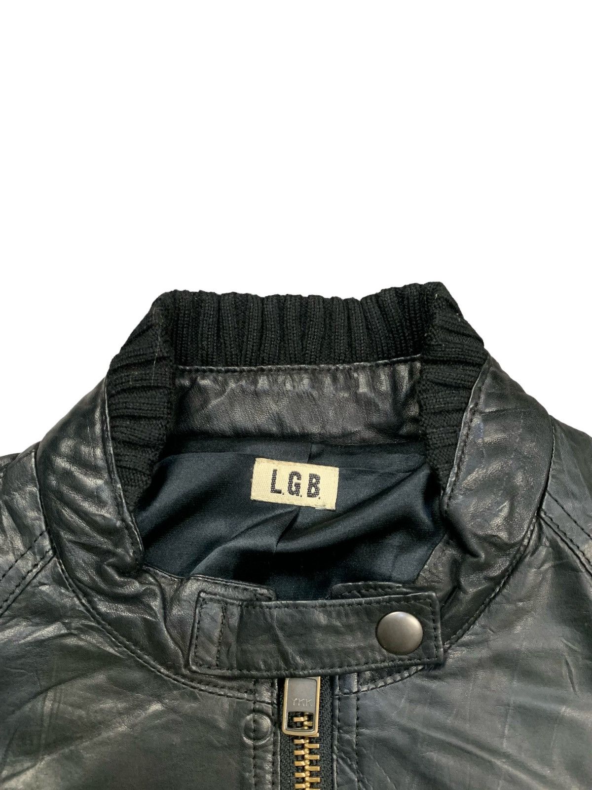 2000s L.G.B - Cyber Riders Leather Jacket