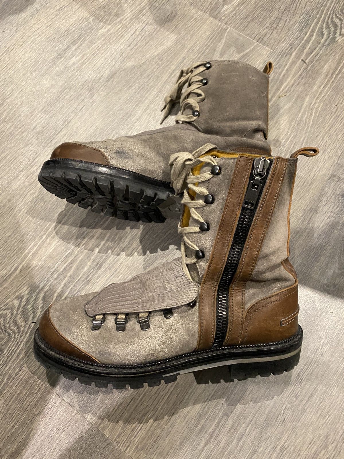 Lanvin Rare Lanvin combat boots - UK8 US9 EU42.5 Size US 9 / EU 42 - 3 Thumbnail