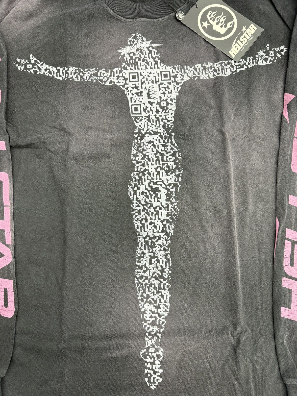 HELLSTAR Hellstar QR Code Long Sleeve T-shirt Size US XL / EU 56 / 4 - 2 Thumbnail