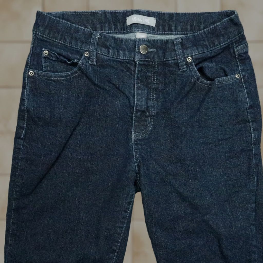 ASH Ash & Erie Jeans Mens 30x26 Dark Wash Denim 5 Pocket Straight Leg Stretch Regular Fit Cotton Denim Jeans Mens Size US 30 / EU 46 - 1 Thumbnail