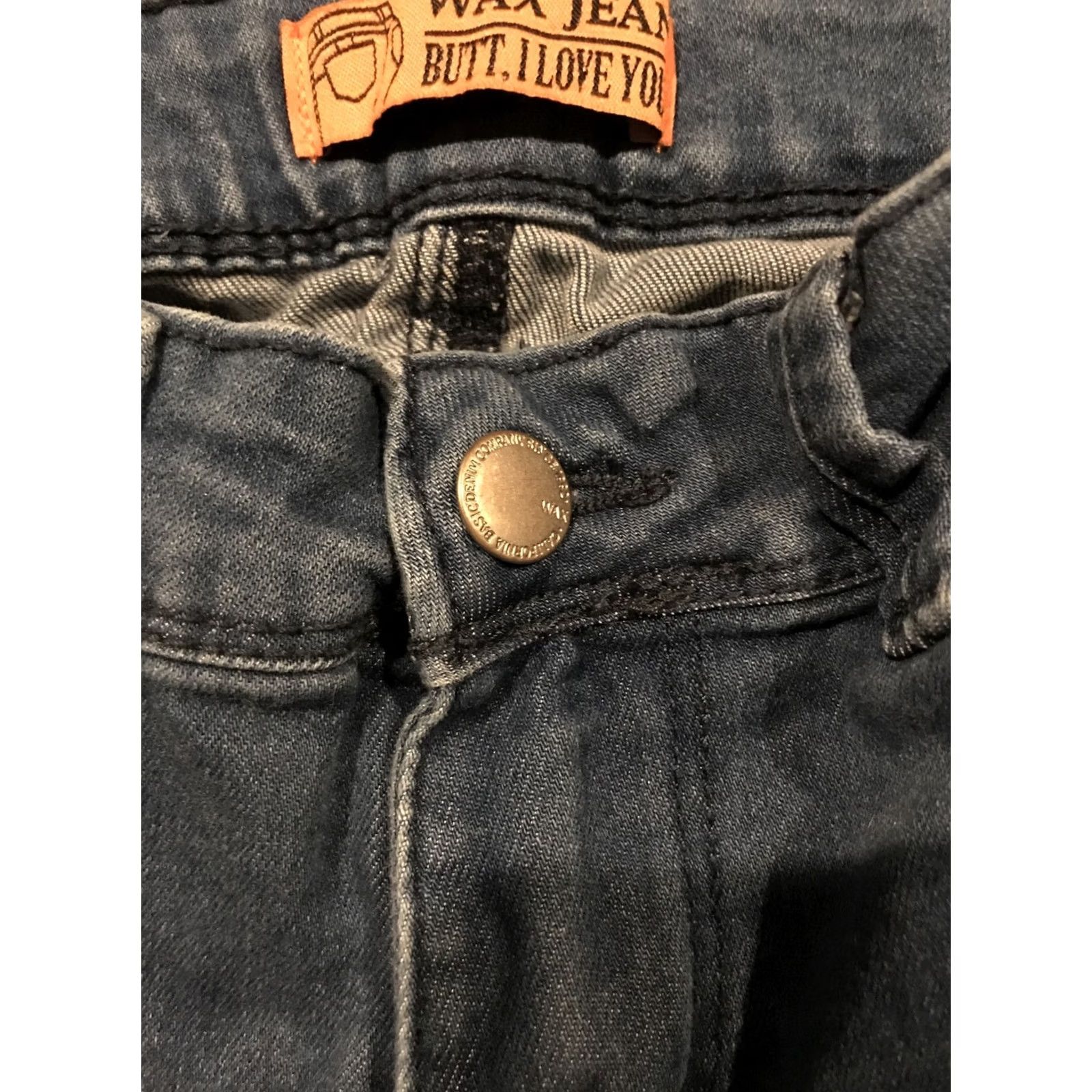 Denime Wax Jeans Skinny Jeans Junior Size 1 Womens Denim 26.5in Inseam Blue Cotton Blend Stretch Slim A50 Womens Size 25" / US 0 / IT 36 - 2 Thumbnail