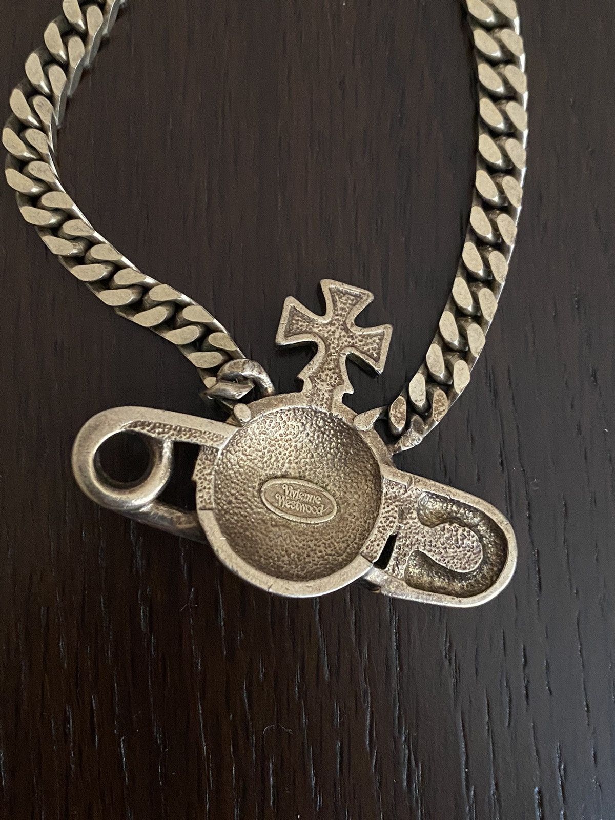 Vivienne Westwood 2002 Giant Safety Pin Orb Choker Size ONE SIZE - 4 Thumbnail