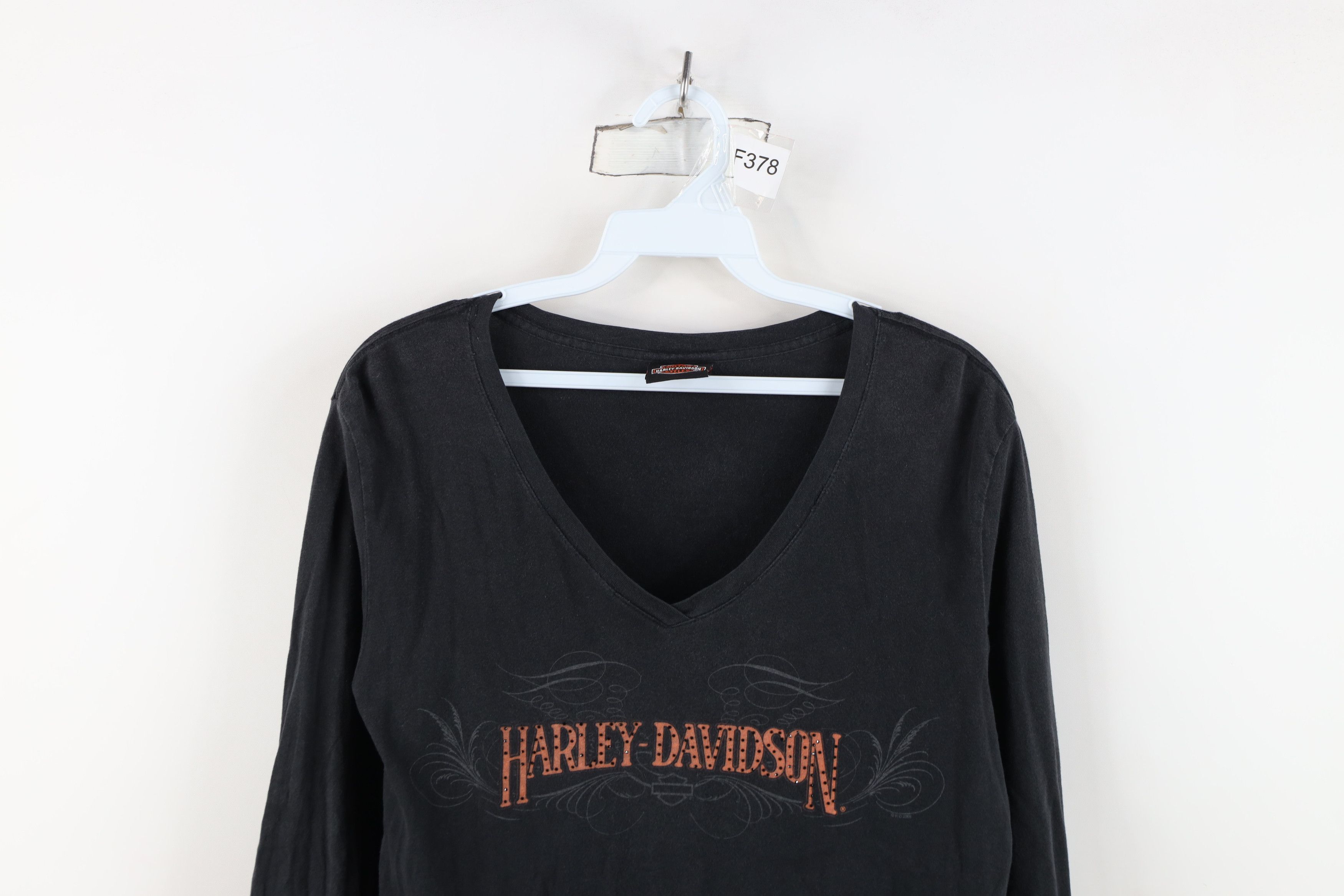 Harley Davidson Vintage Y2K Harley Davidson Tribal Long Sleeve T-Shirt Size L / US 10 / IT 46 - 2 Thumbnail
