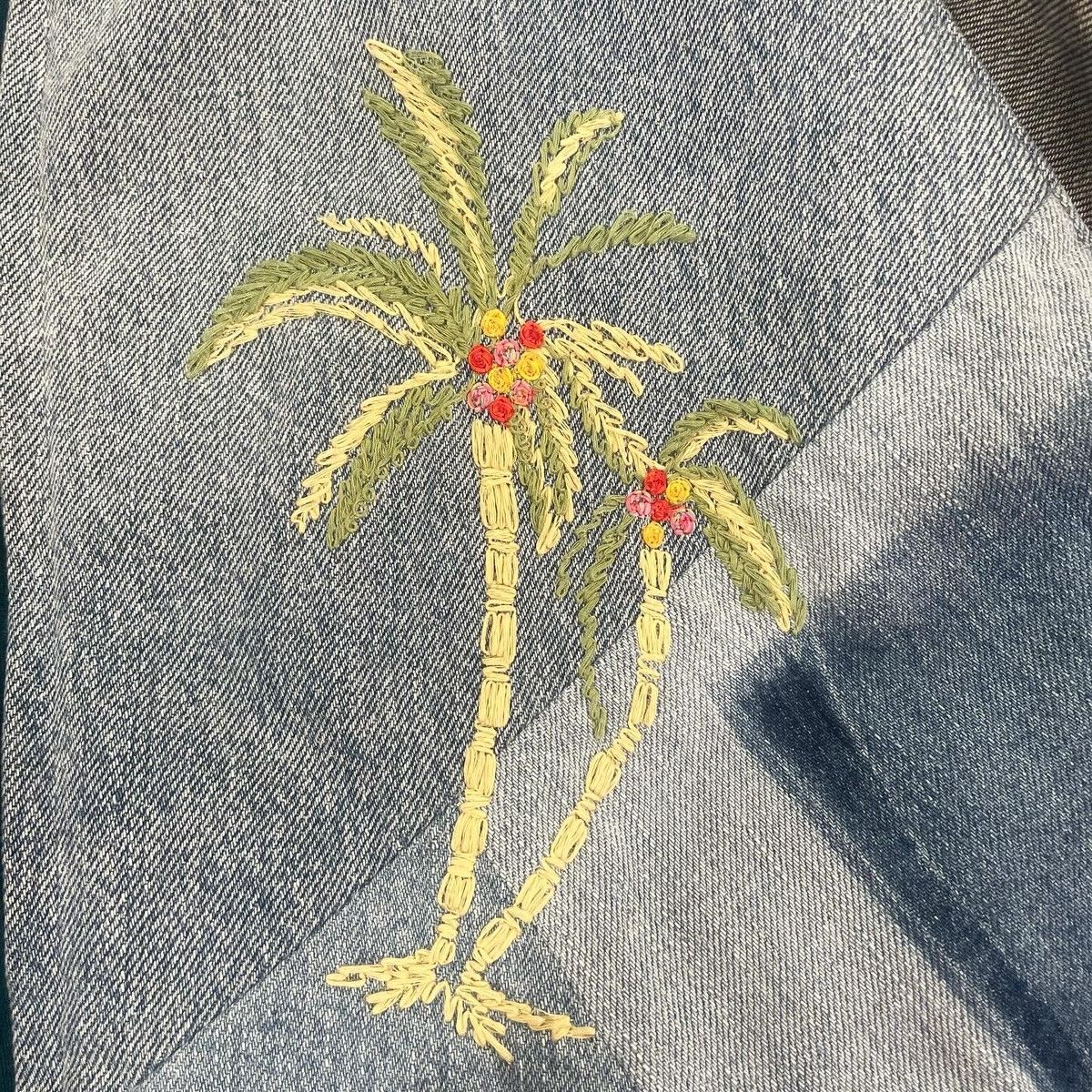 Kapital Kapital SS16 Souvenir Denim Palm Tree Reversible Jacket Size US M / EU 48-50 / 2 - 6 Thumbnail