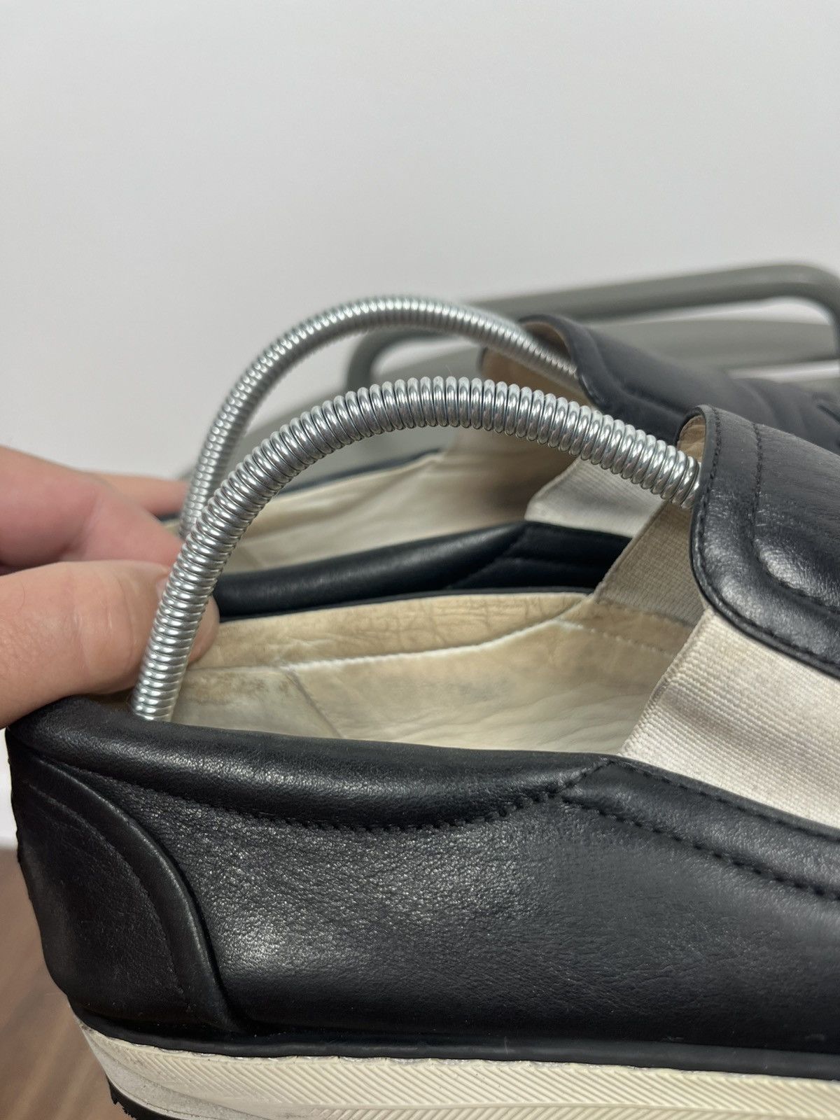 Bottega Veneta Bottega Veneta Black Woven Leather Slip-On Loafers Size 38.5 Size US 7.5 / IT 37.5 - 5 Thumbnail