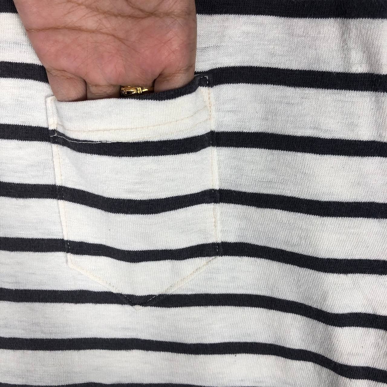 45rpm × Japanese Brand × Vintage Vintage 45rpm men t-shirt stripe Size US L / EU 52-54 / 3 - 5 Thumbnail