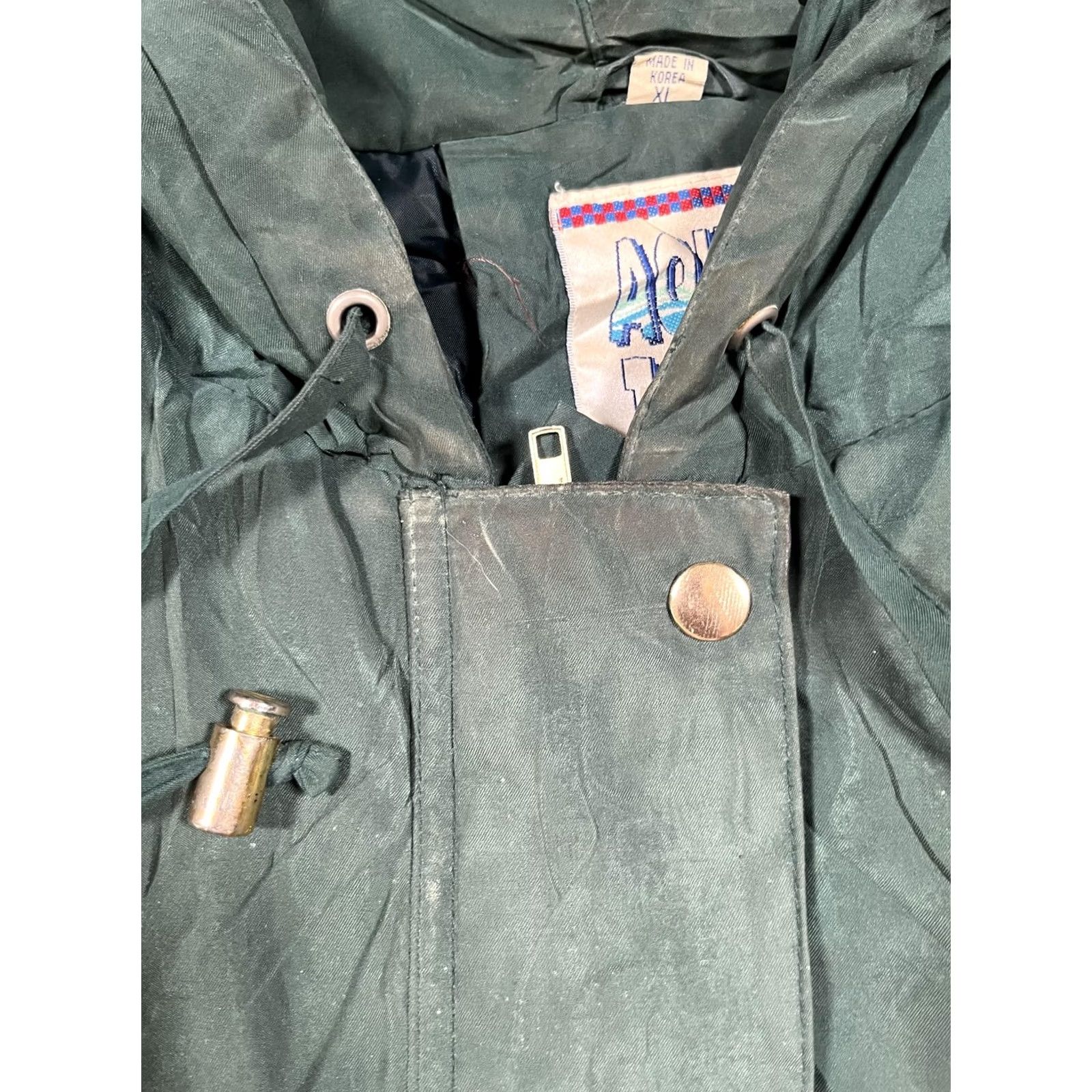 AQUA VINTAGE Aqua Togs Coat Parka Mens XL Green Hooded Quilted Insulated Winter Coat Size US XL / EU 56 / 4 - 6 Thumbnail