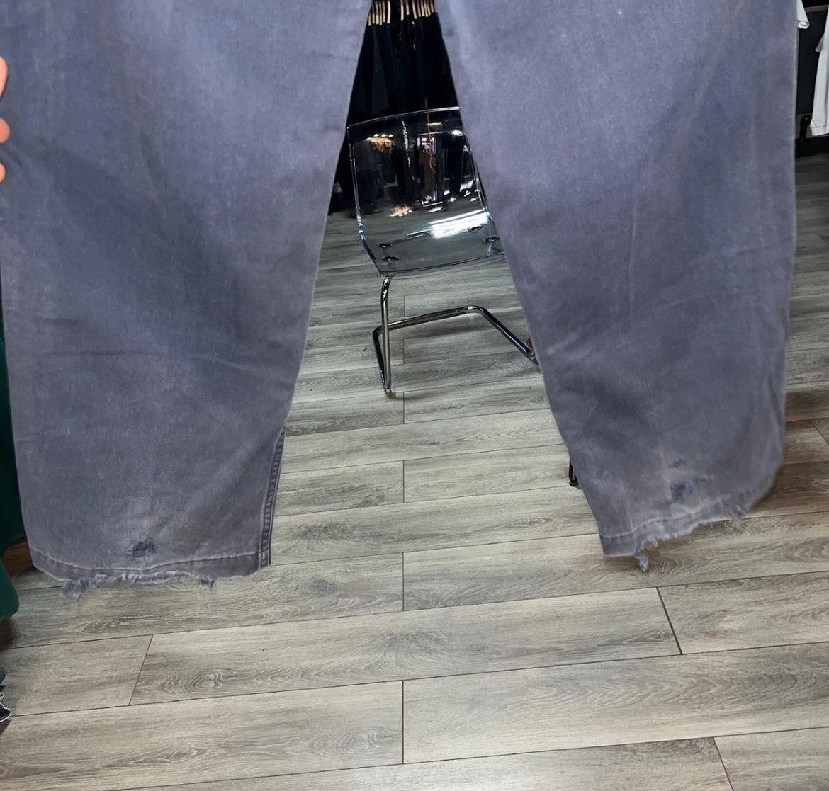 Other Vintage 90s Y2K jnco style light wash blue pants Size US 29 - 4 Thumbnail