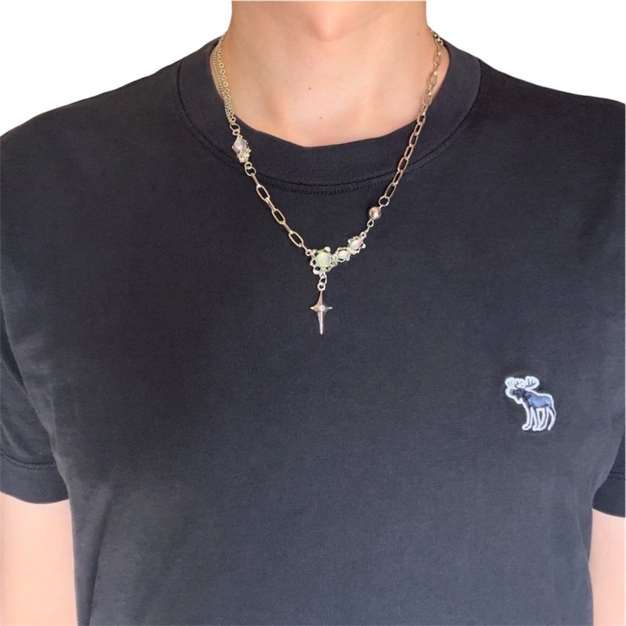 Other Moonstone Star Pendant Necklace for Men Women Size ONE SIZE - 5 Thumbnail