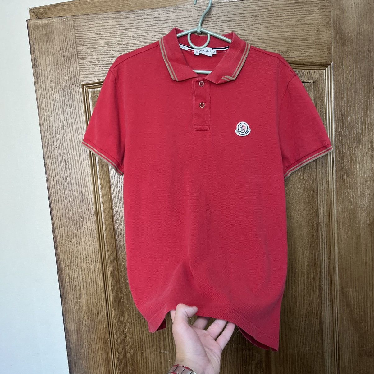 Moncler Moncler Polo T-Shirt Size US L / EU 52-54 / 3 - 2 Thumbnail