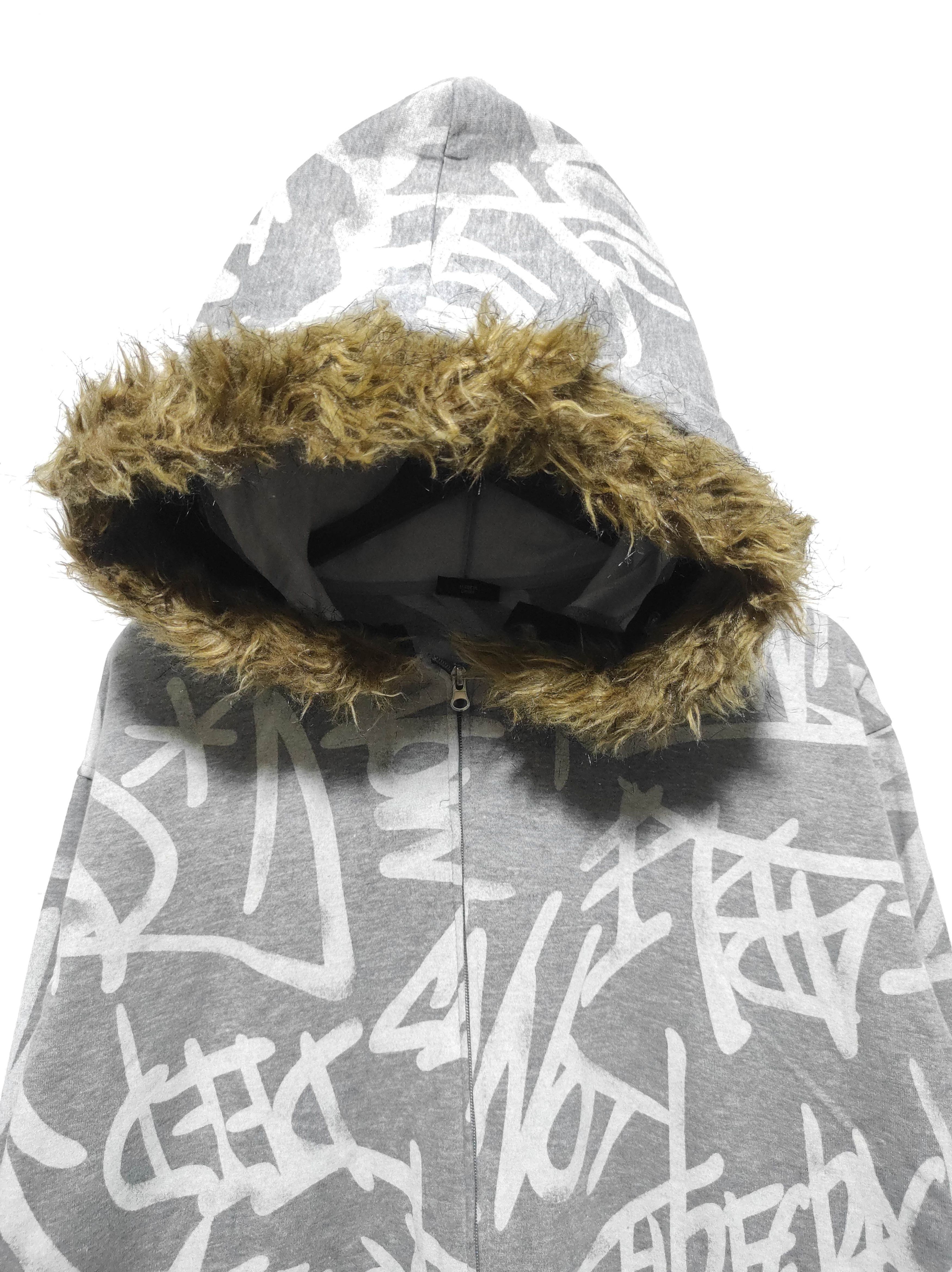 Hysteric Glamour Defective Struct Fullprint Zip Fur Hoodie lgb style Size US XL / EU 56 / 4 - 2 Thumbnail