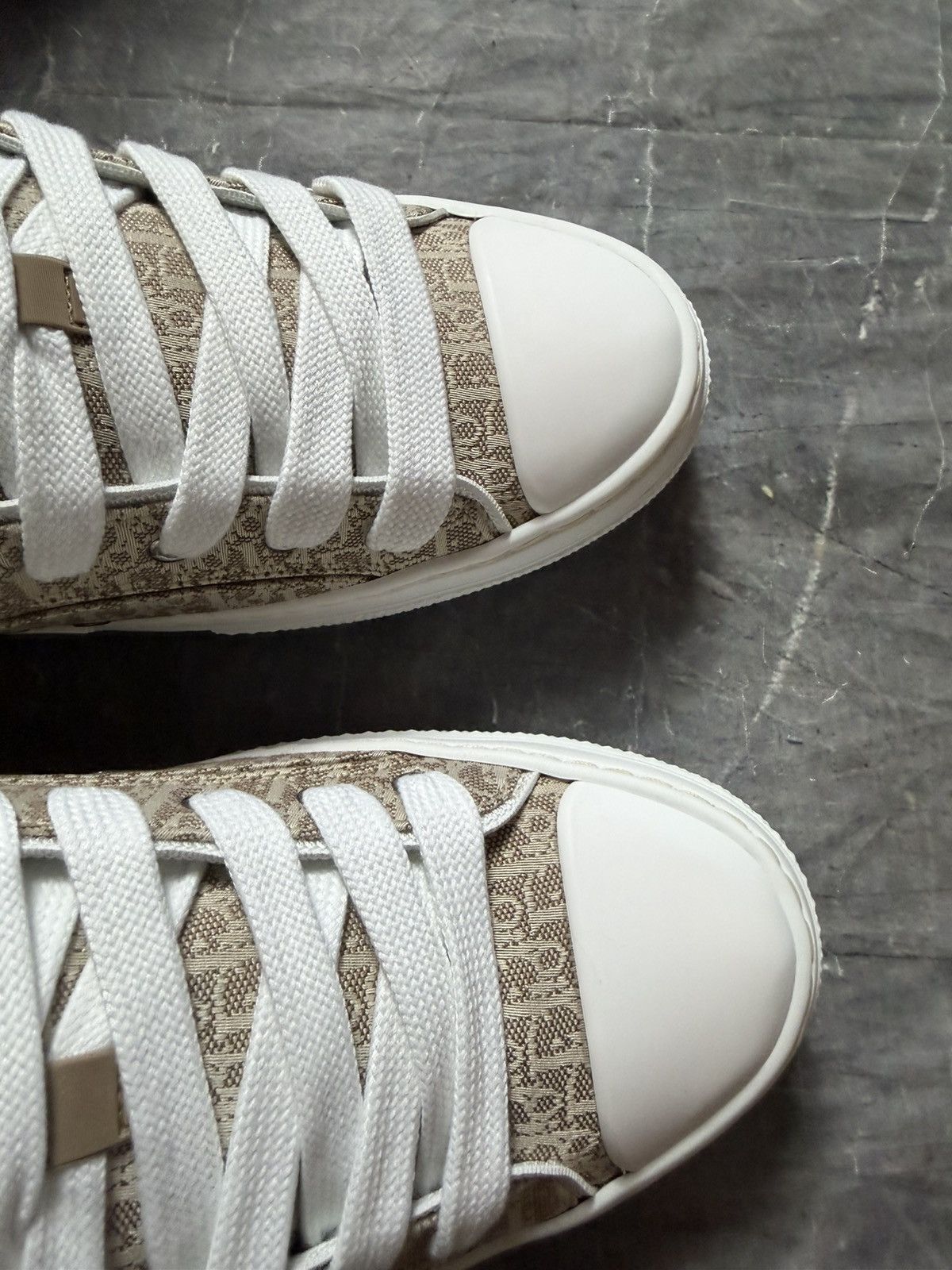 Dior Dior B23 Skater 'Dior Oblique - Beige' Size US 13 / EU 46 - 7 Thumbnail